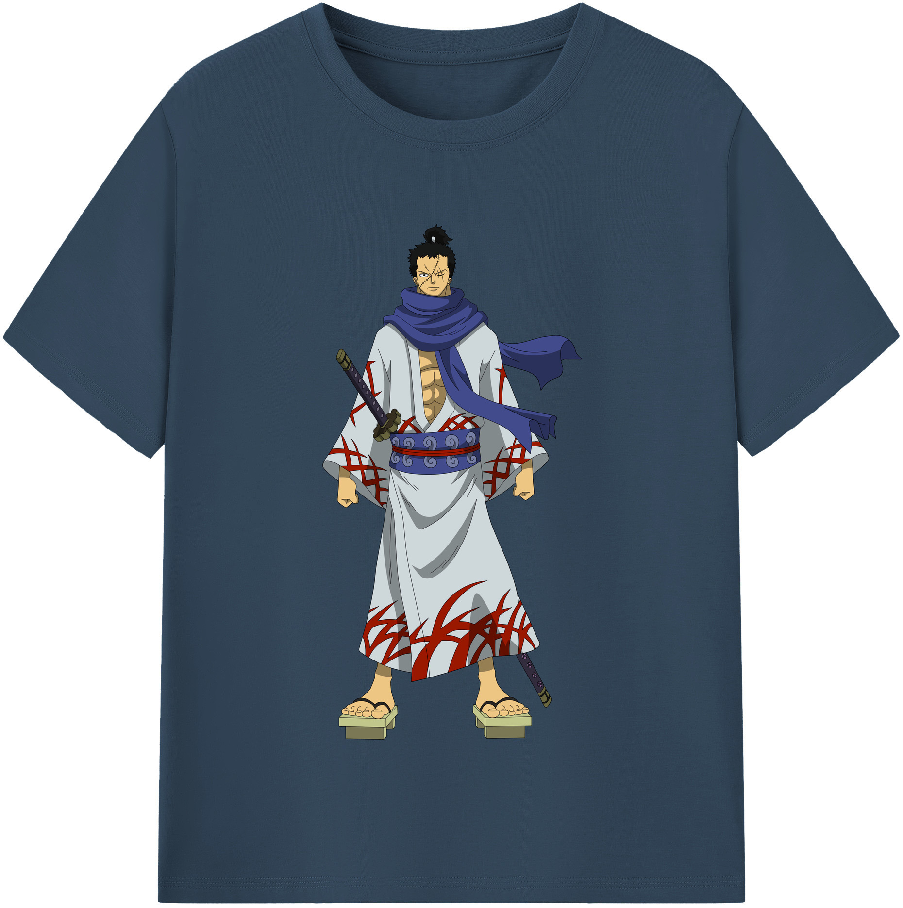 ワンピース ロロノア・ゾロ ONE PIECE Roronoa Zoro レディースカジュアルプリントTシャツ（綿100％）