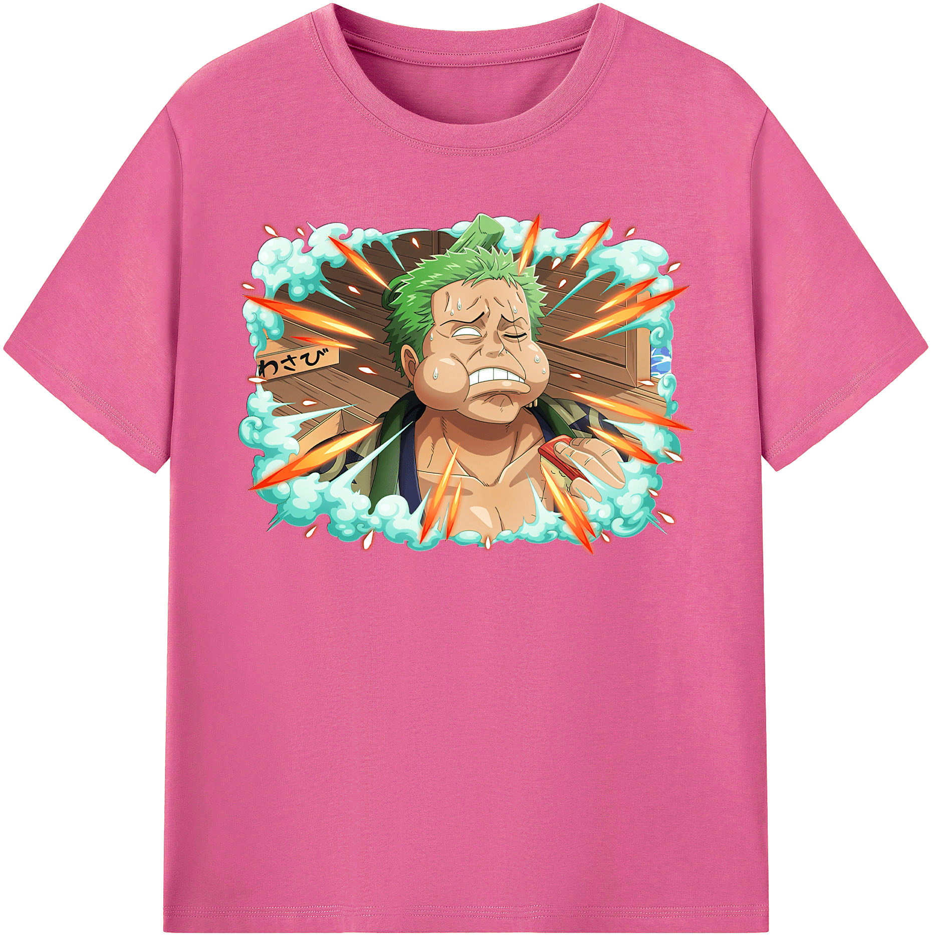 ワンピース ロロノア・ゾロ ONE PIECE Roronoa Zoro レディースカジュアルプリントTシャツ（綿100％）