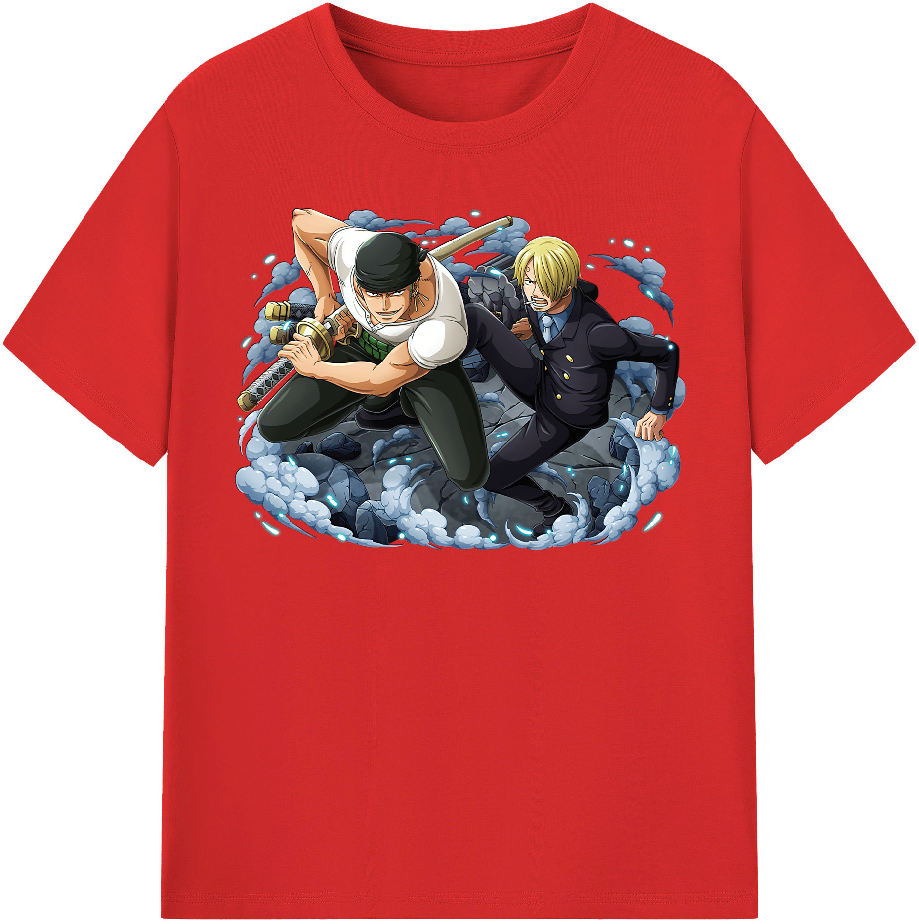 ワンピース ロロノア・ゾロ ONE PIECE Roronoa Zoro レディースカジュアルプリントTシャツ（綿100％）
