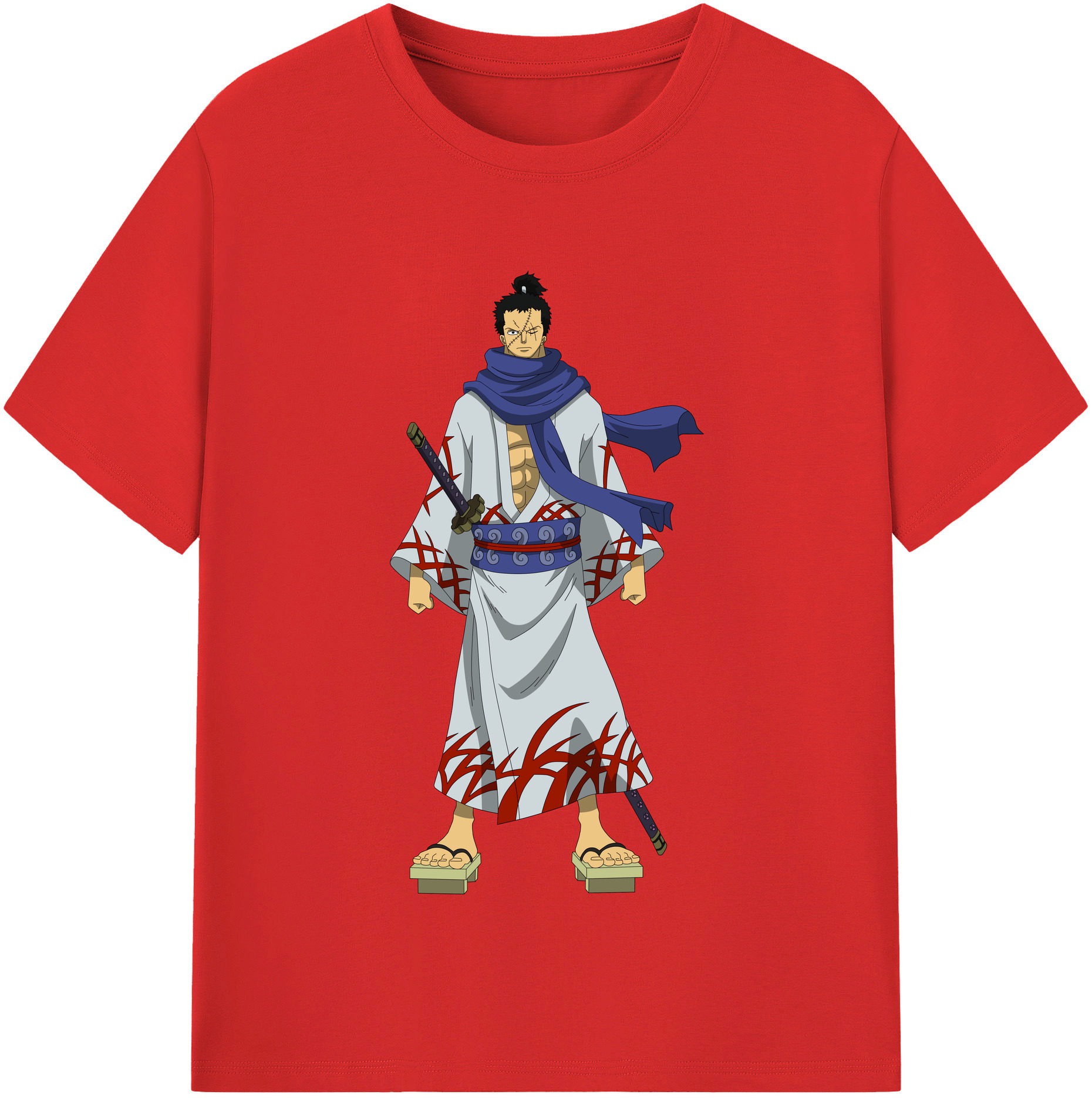 ワンピース ロロノア・ゾロ ONE PIECE Roronoa Zoro レディースカジュアルプリントTシャツ（綿100％）