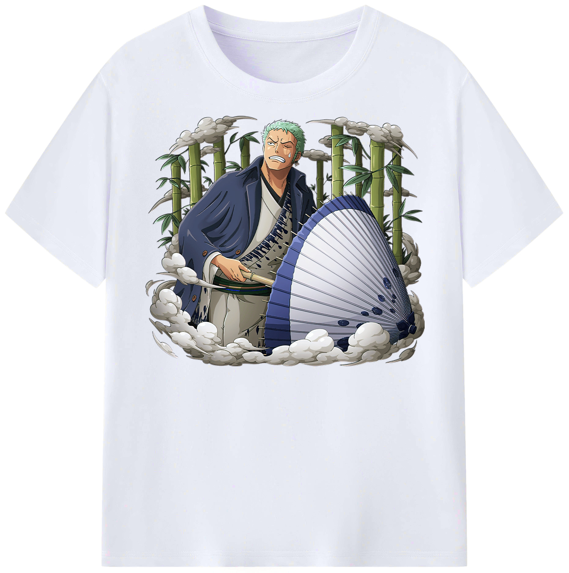 ワンピース ロロノア・ゾロ ONE PIECE Roronoa Zoro レディースカジュアルプリントTシャツ（綿100％）