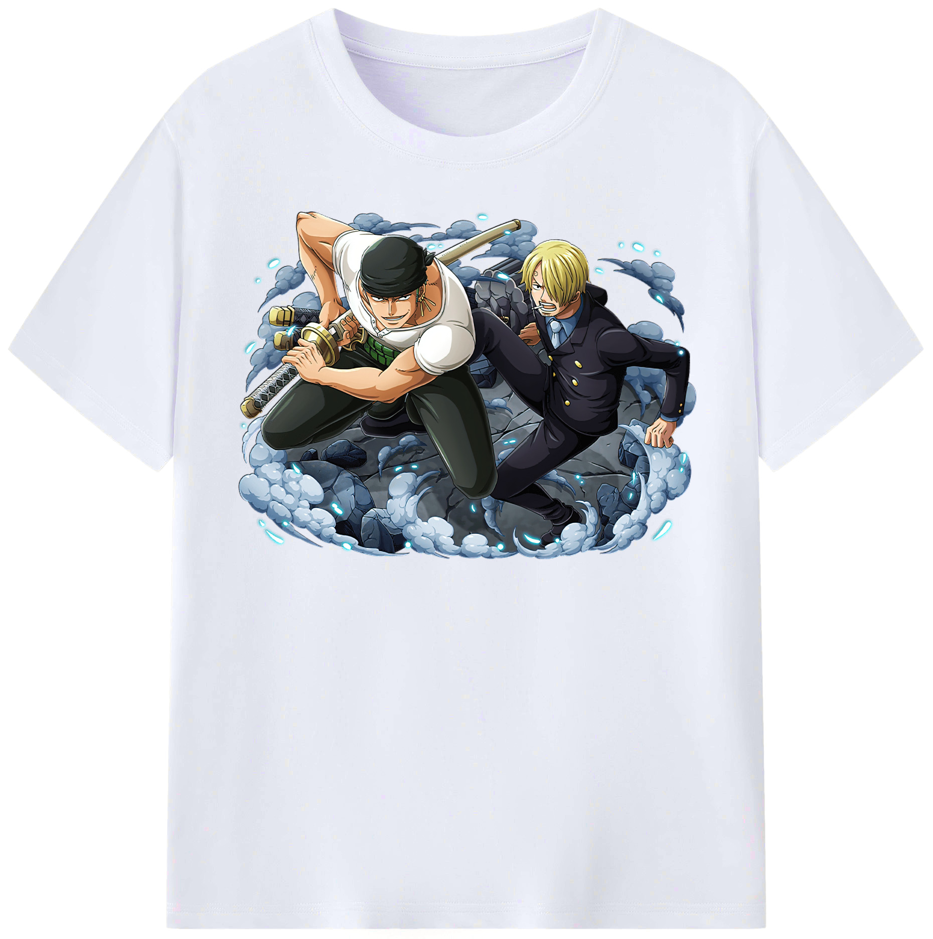 ワンピース ロロノア・ゾロ ONE PIECE Roronoa Zoro レディースカジュアルプリントTシャツ（綿100％）