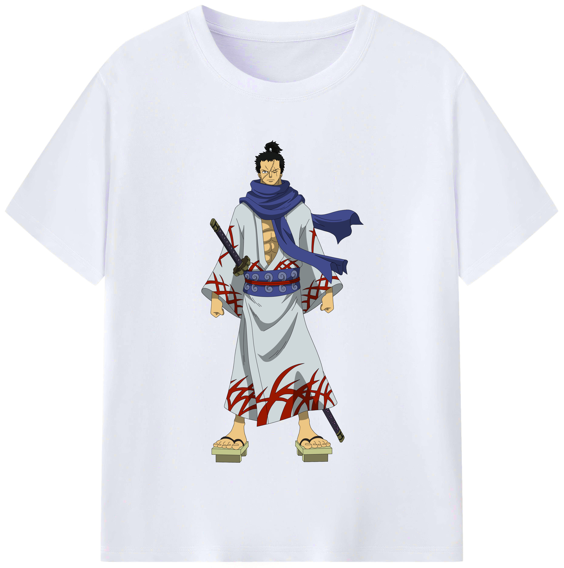 ワンピース ロロノア・ゾロ ONE PIECE Roronoa Zoro レディースカジュアルプリントTシャツ（綿100％）