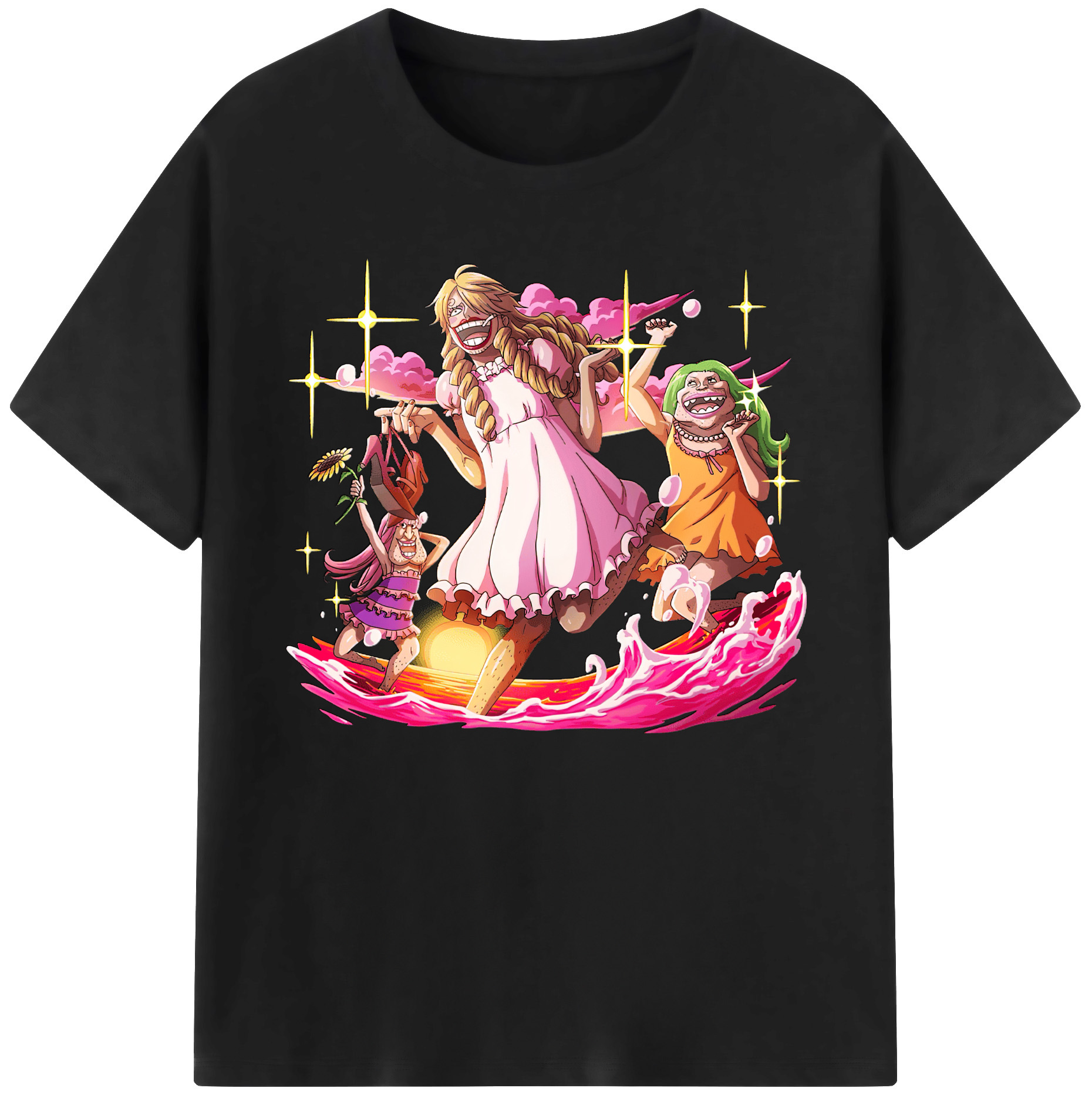 （画像用） ワンピース サンジ ONE PIECE Sanji 綿100％ メンズ半袖Tシャツ｜肌触りやわらか＆通気性
