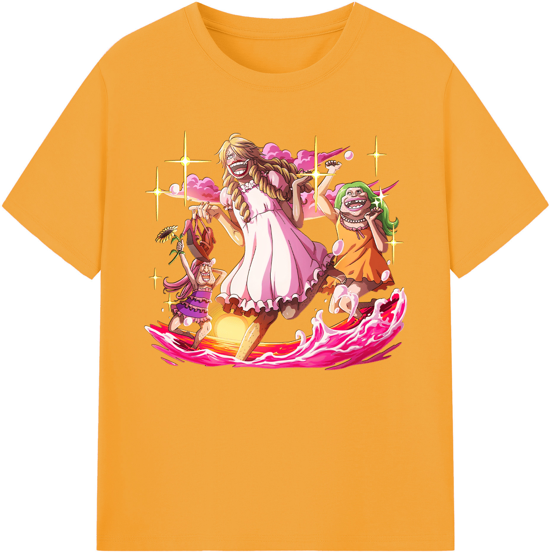 （画像用） ワンピース サンジ ONE PIECE Sanji 綿100％ メンズ半袖Tシャツ｜肌触りやわらか＆通気性