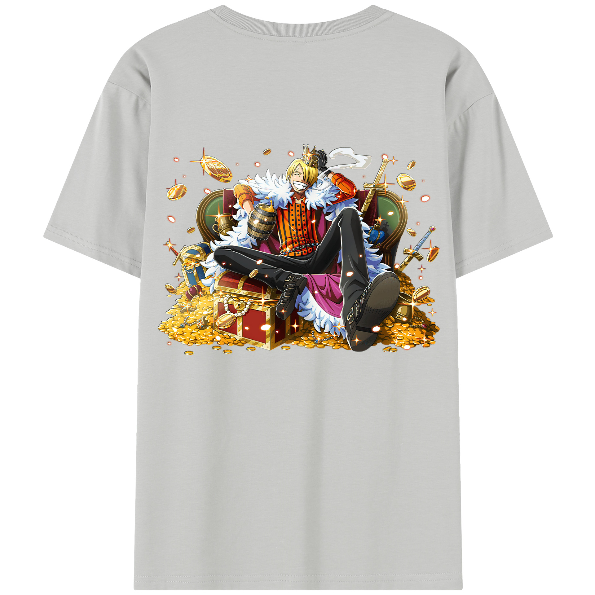 （画像用） ワンピース サンジ ONE PIECE Sanji レディース半袖Tシャツ(バックプリント)