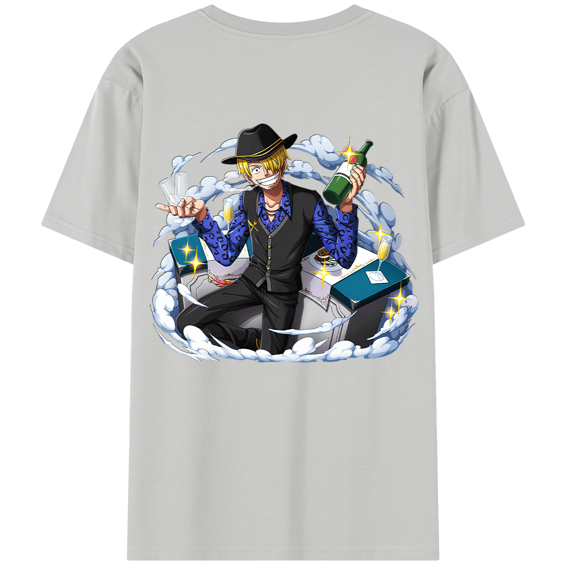 （画像用） ワンピース サンジ ONE PIECE Sanji レディース半袖Tシャツ(バックプリント)
