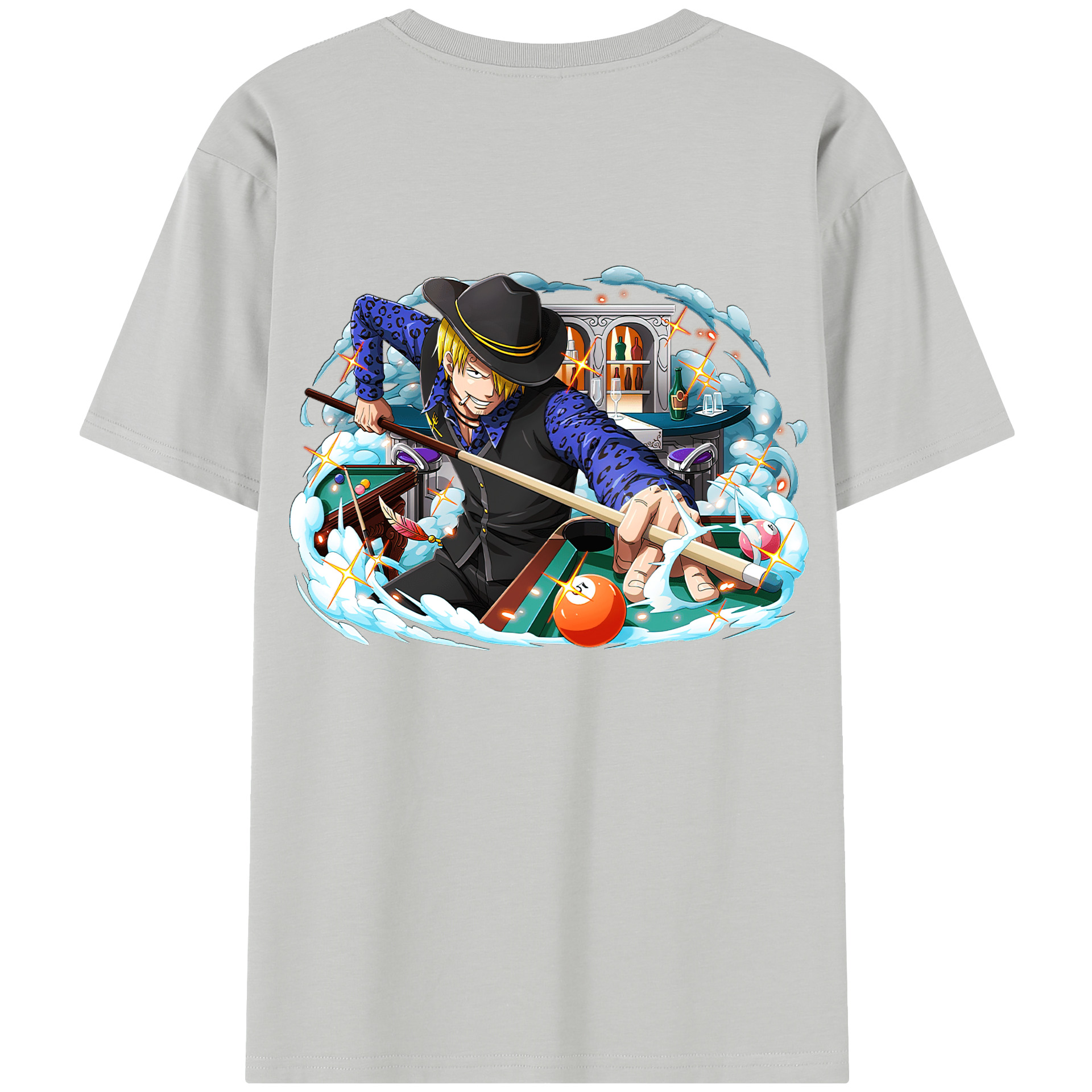 （画像用） ワンピース サンジ ONE PIECE Sanji レディース半袖Tシャツ(バックプリント)