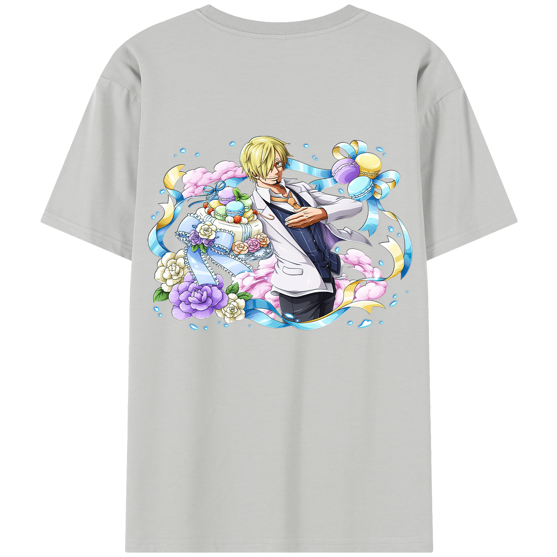 （画像用） ワンピース サンジ ONE PIECE Sanji レディース半袖Tシャツ(バックプリント)