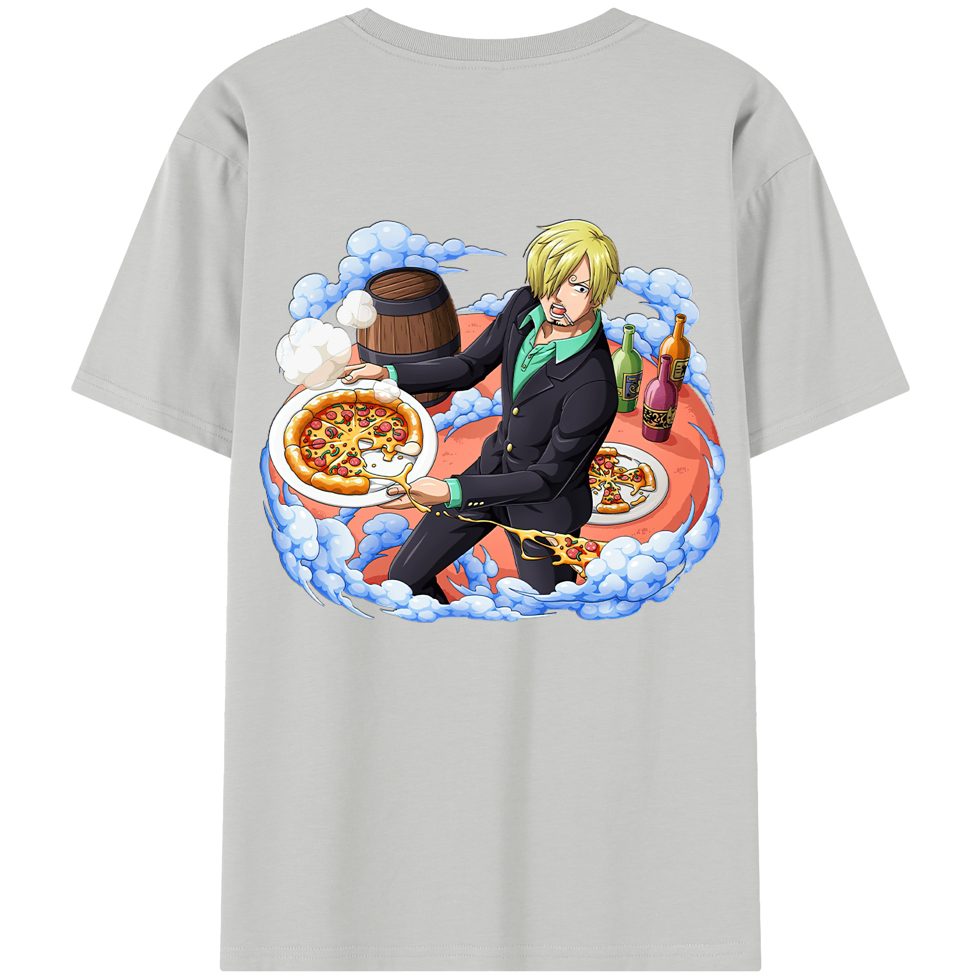 （画像用） ワンピース サンジ ONE PIECE Sanji レディース半袖Tシャツ(バックプリント)