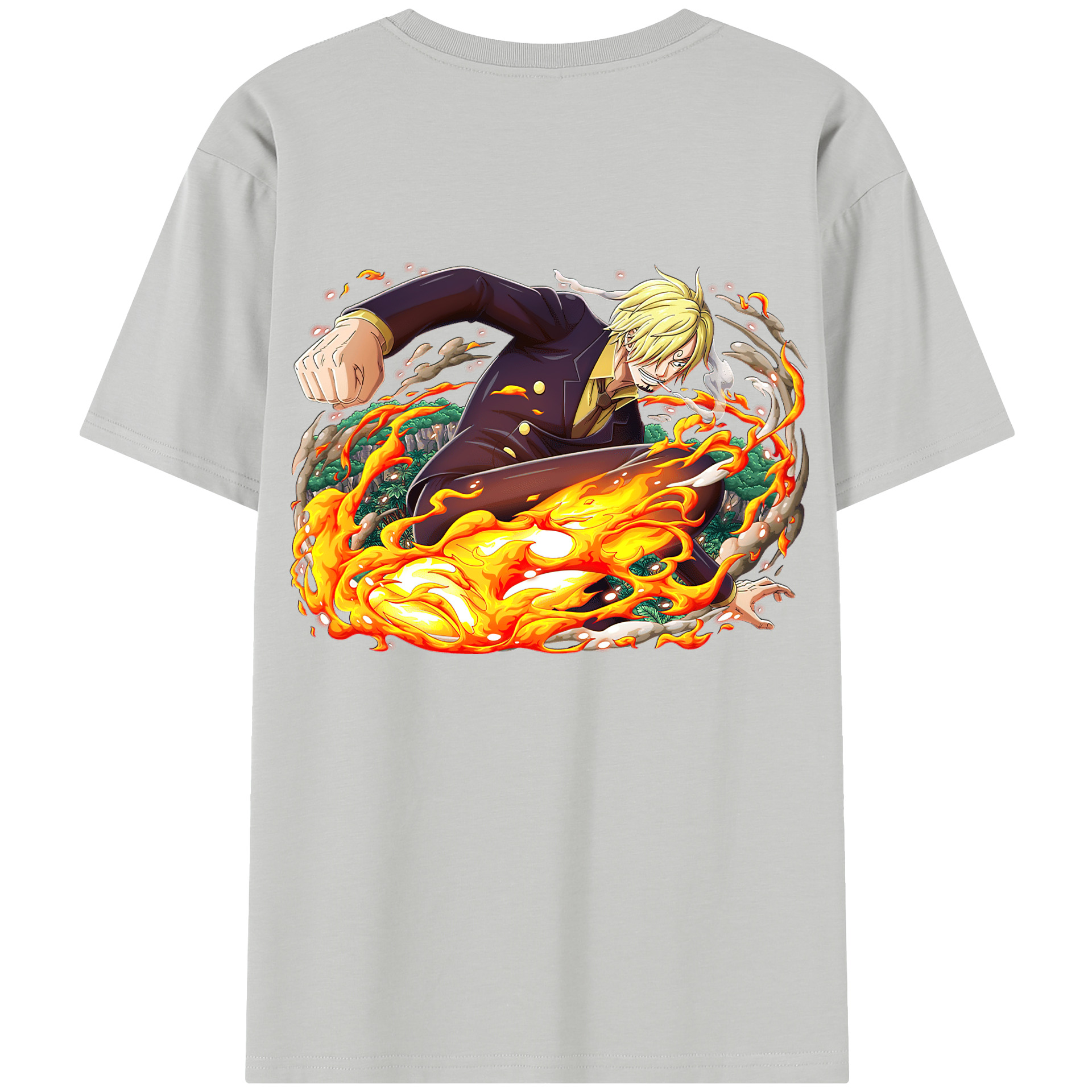 （画像用） ワンピース サンジ ONE PIECE Sanji レディース半袖Tシャツ(バックプリント)