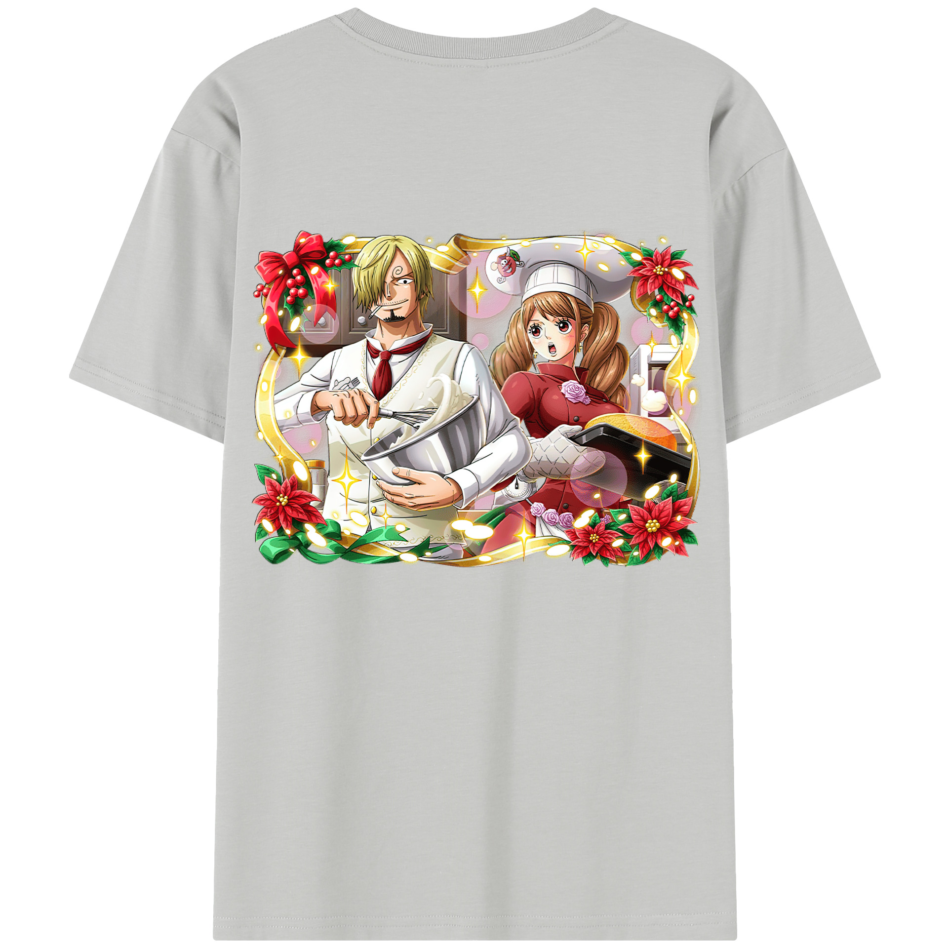 （画像用） ワンピース サンジ ONE PIECE Sanji レディース半袖Tシャツ(バックプリント)