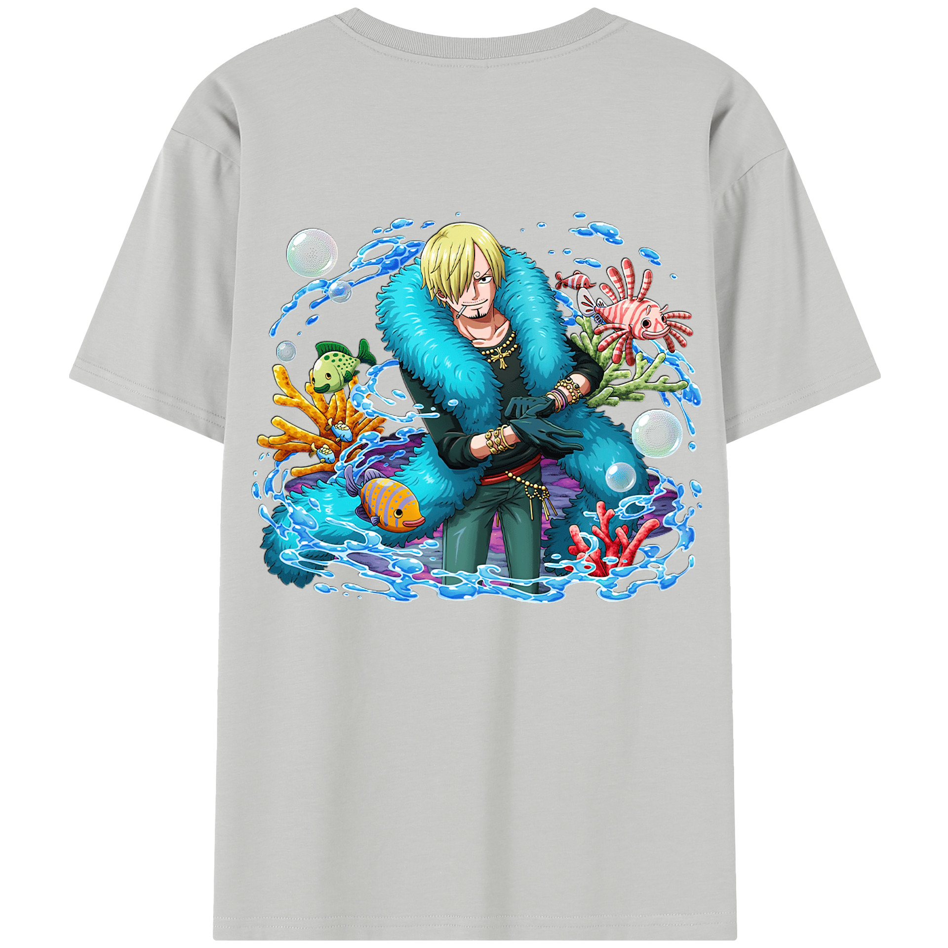 （画像用） ワンピース サンジ ONE PIECE Sanji レディース半袖Tシャツ(バックプリント)