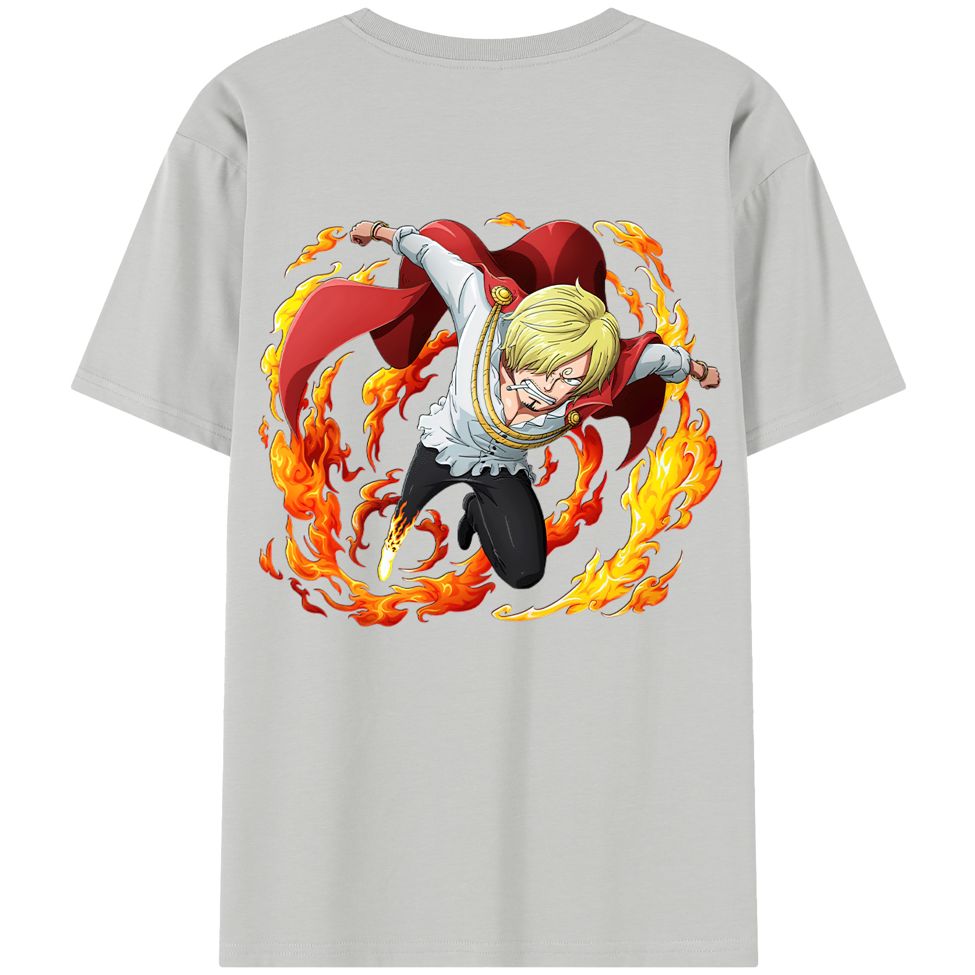 （画像用） ワンピース サンジ ONE PIECE Sanji レディース半袖Tシャツ(バックプリント)