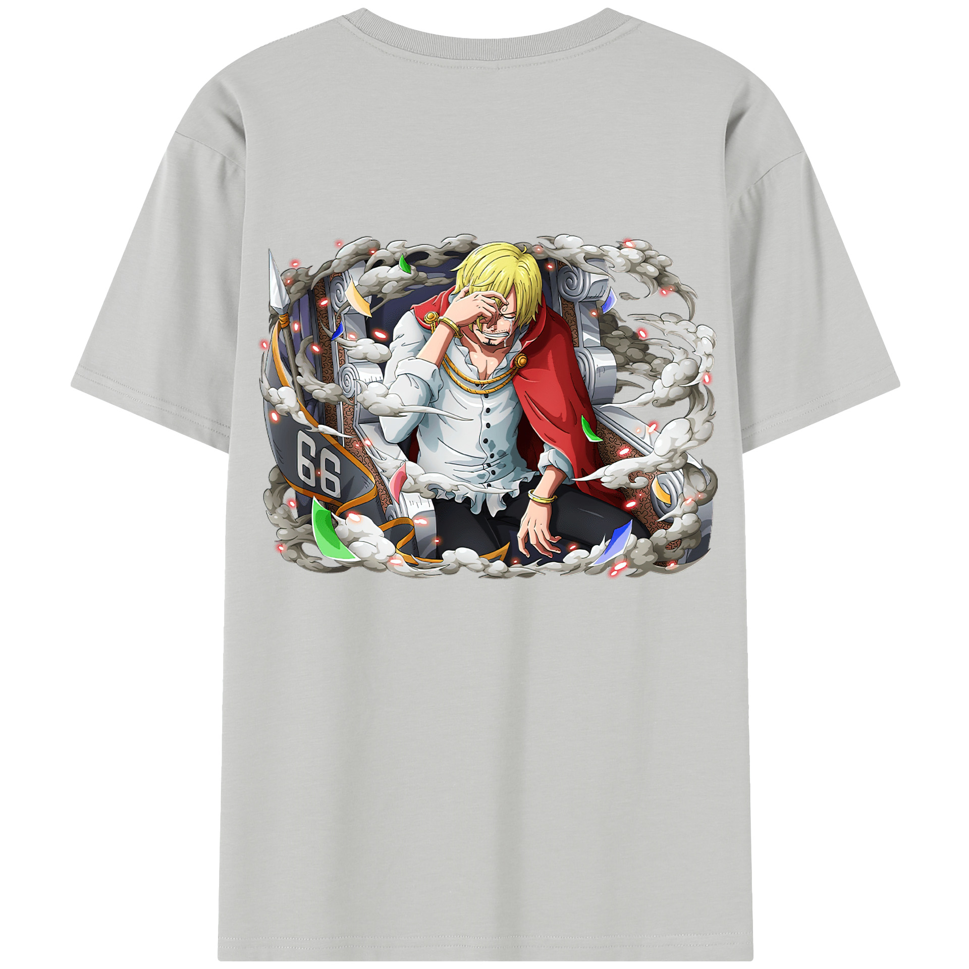 （画像用） ワンピース サンジ ONE PIECE Sanji レディース半袖Tシャツ(バックプリント)