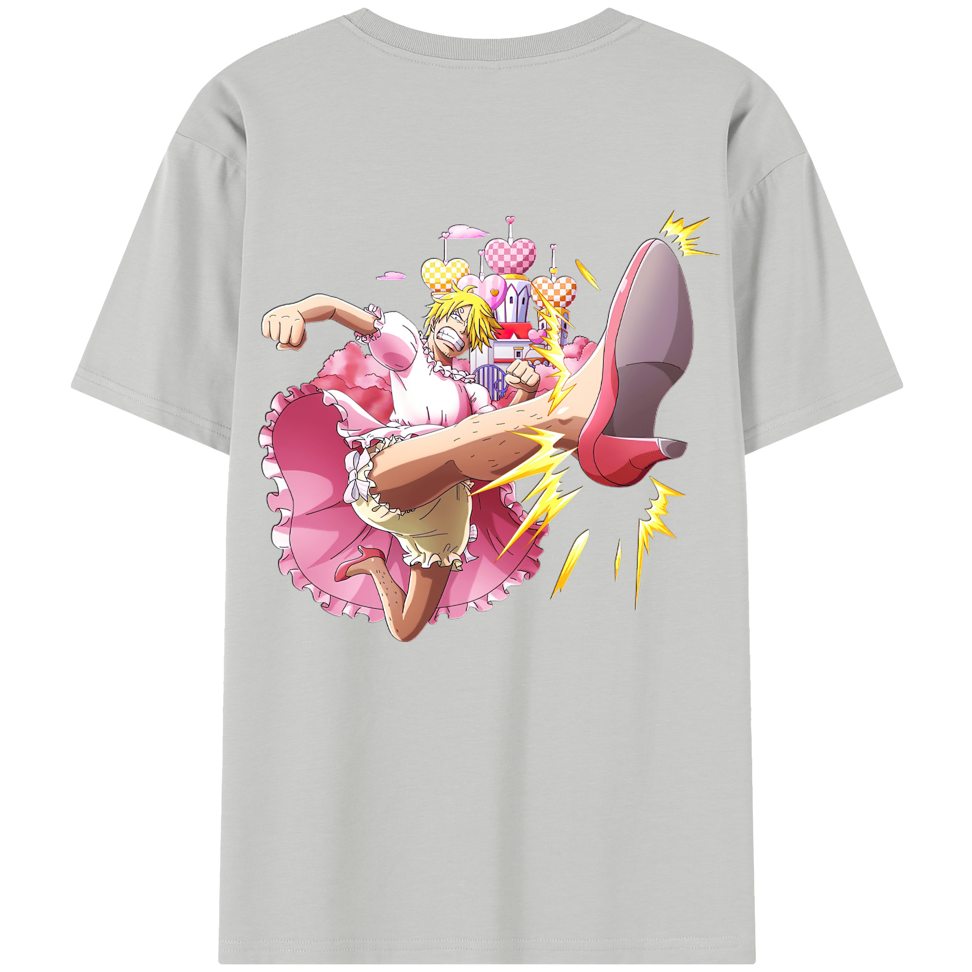 （画像用） ワンピース サンジ ONE PIECE Sanji レディース半袖Tシャツ(バックプリント)