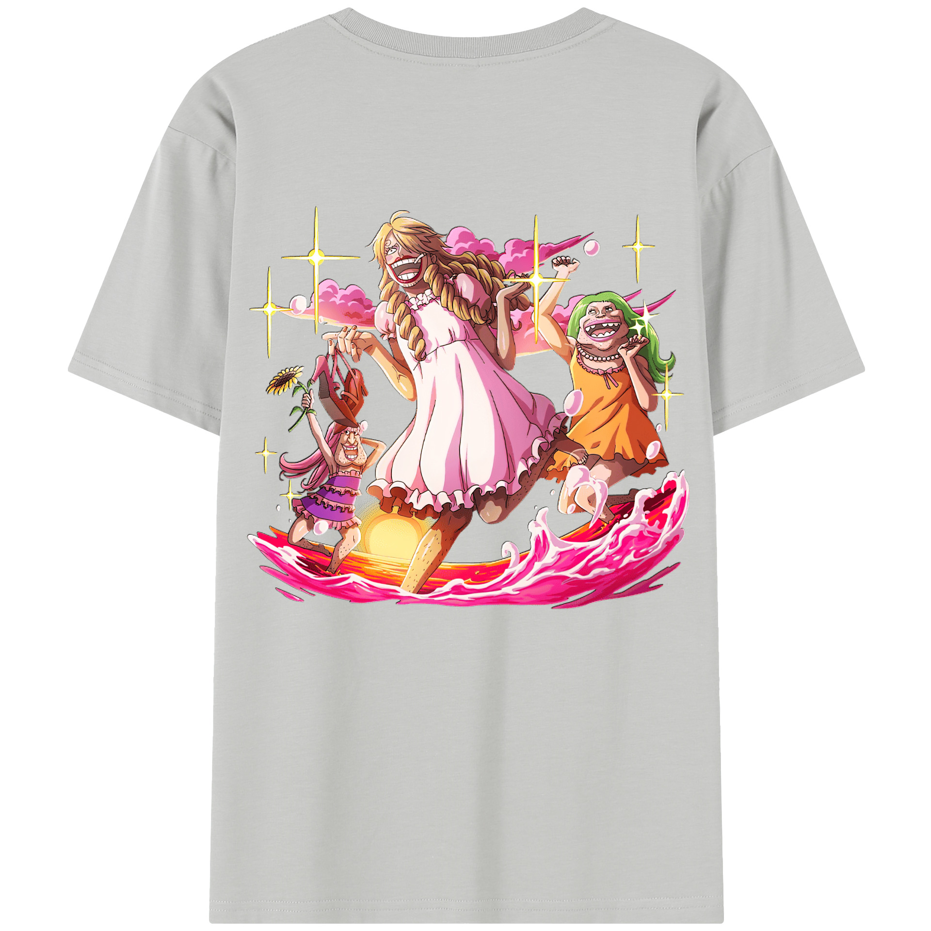 （画像用） ワンピース サンジ ONE PIECE Sanji レディース半袖Tシャツ(バックプリント)
