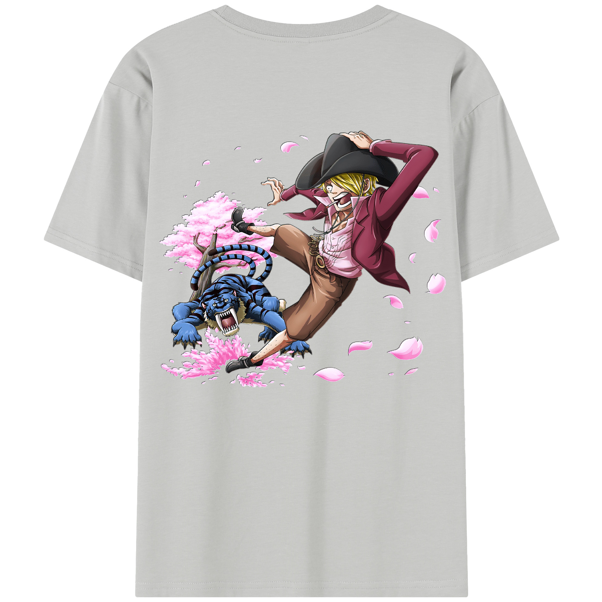 （画像用） ワンピース サンジ ONE PIECE Sanji レディース半袖Tシャツ(バックプリント)