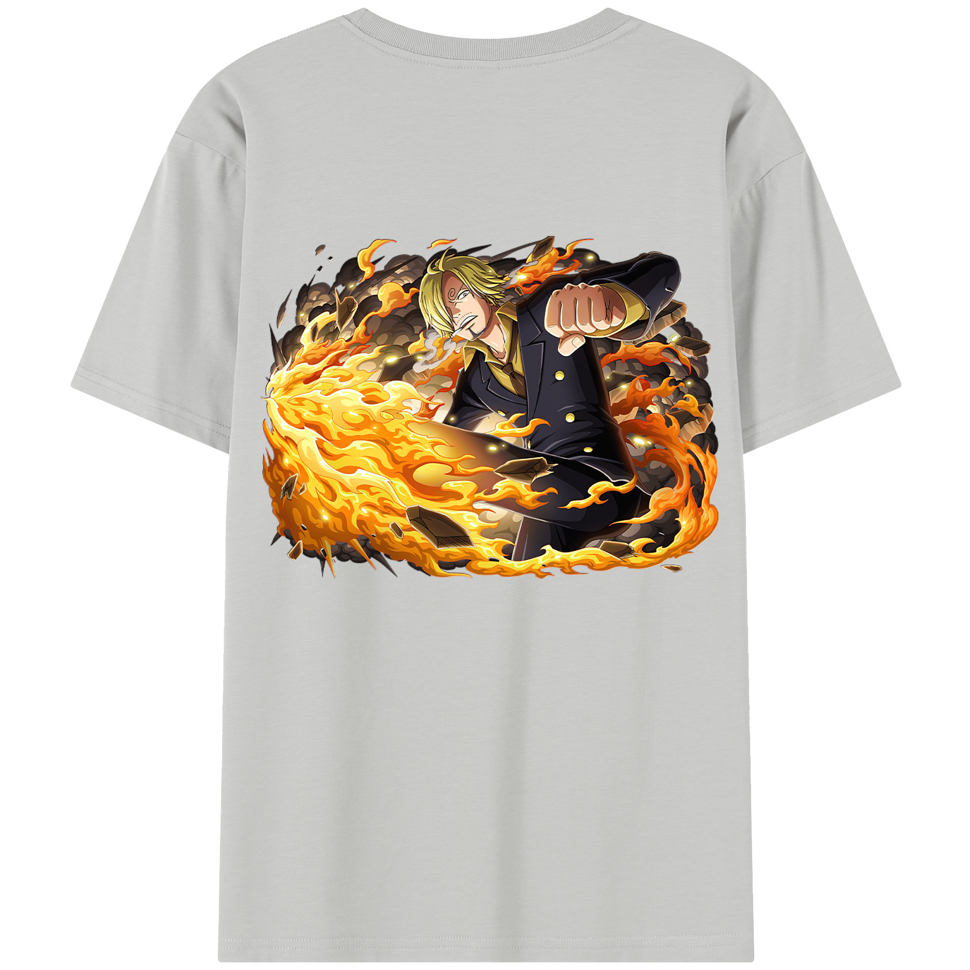 （画像用） ワンピース サンジ ONE PIECE Sanji レディース半袖Tシャツ(バックプリント)