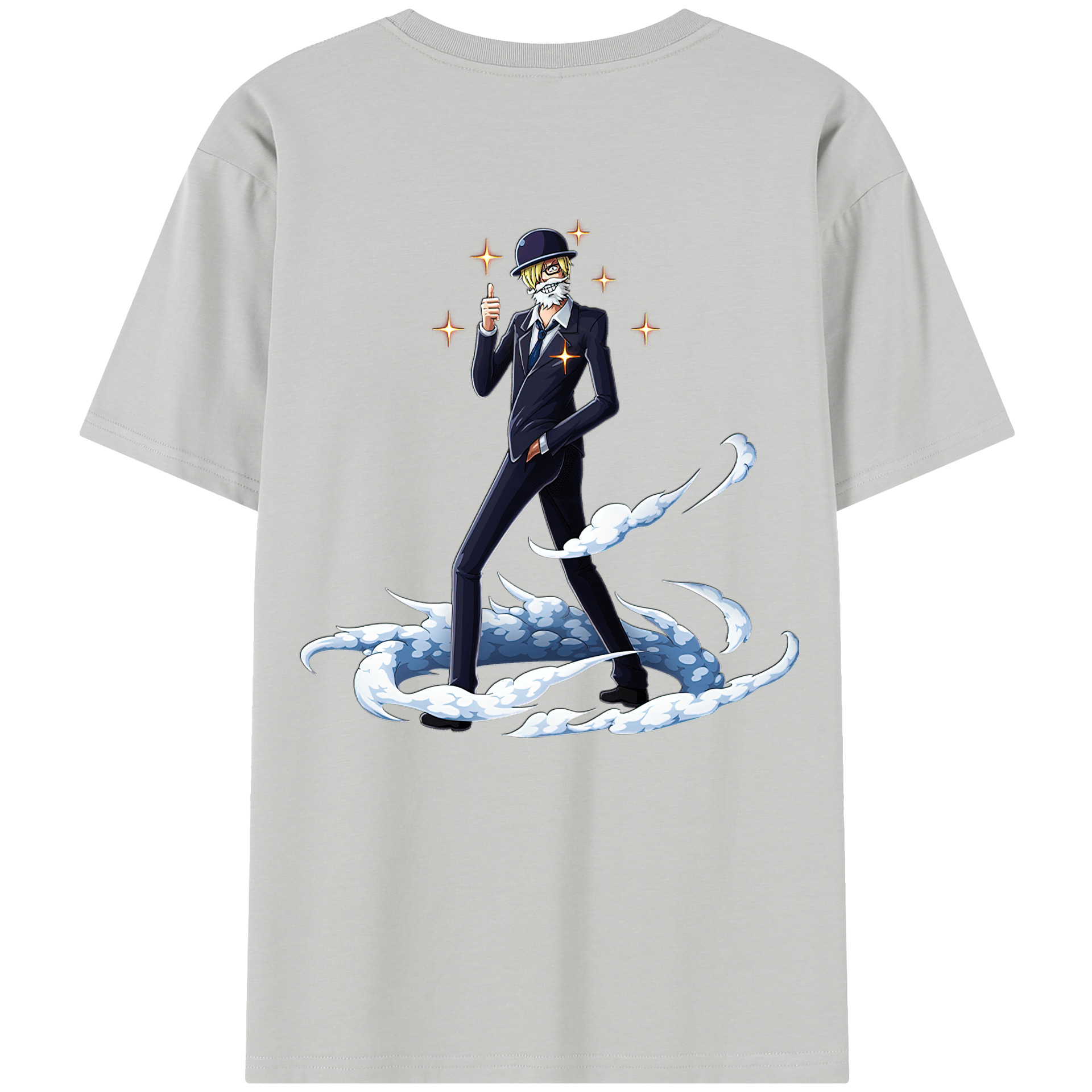 （画像用） ワンピース サンジ ONE PIECE Sanji レディース半袖Tシャツ(バックプリント)