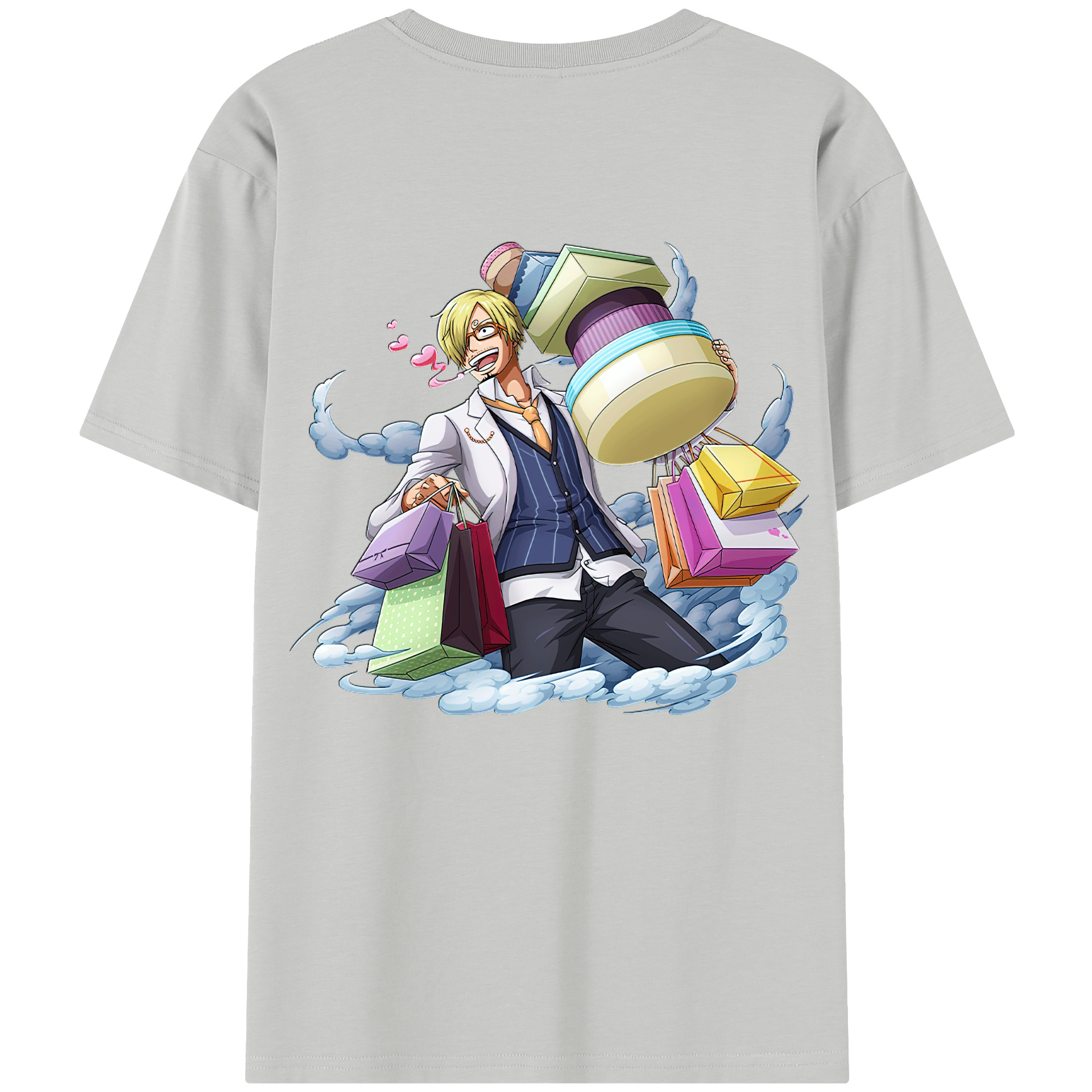 （画像用） ワンピース サンジ ONE PIECE Sanji レディース半袖Tシャツ(バックプリント)