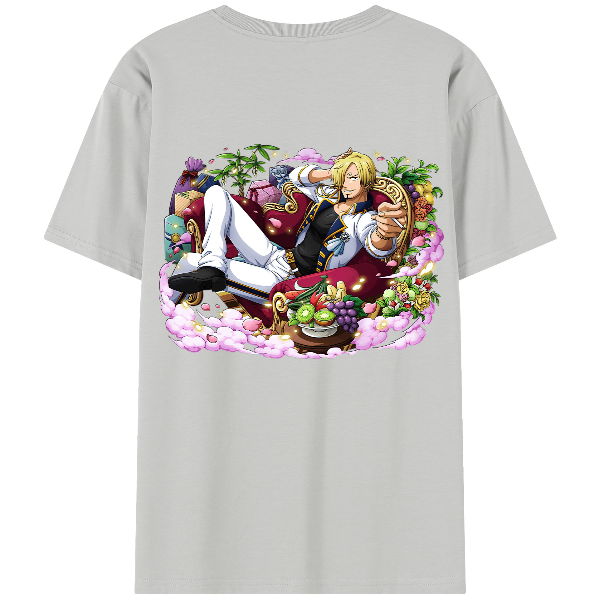 （画像用） ワンピース サンジ ONE PIECE Sanji レディース半袖Tシャツ(バックプリント)