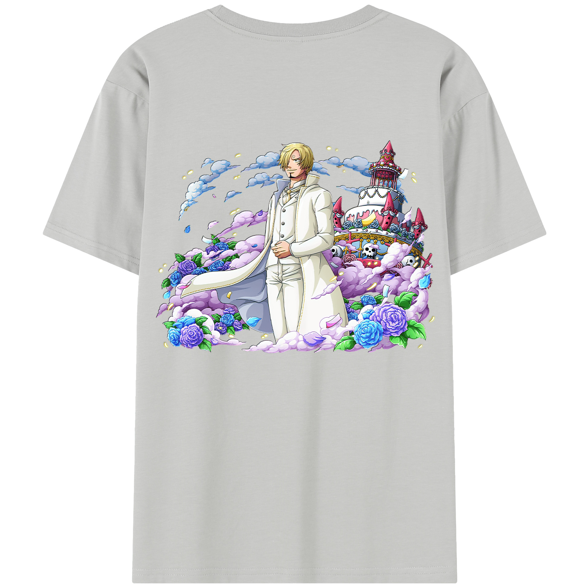 （画像用） ワンピース サンジ ONE PIECE Sanji レディース半袖Tシャツ(バックプリント)