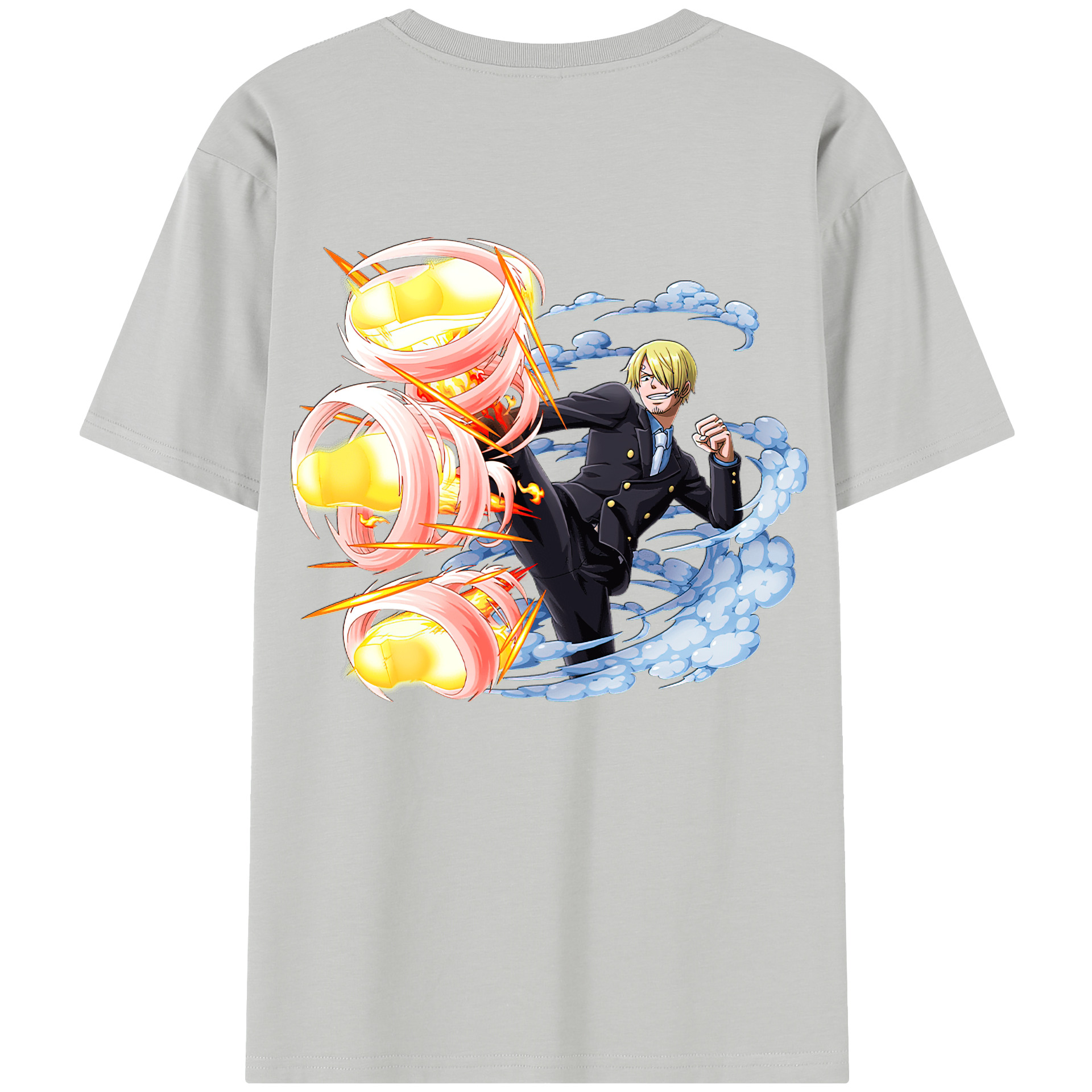 （画像用） ワンピース サンジ ONE PIECE Sanji レディース半袖Tシャツ(バックプリント)