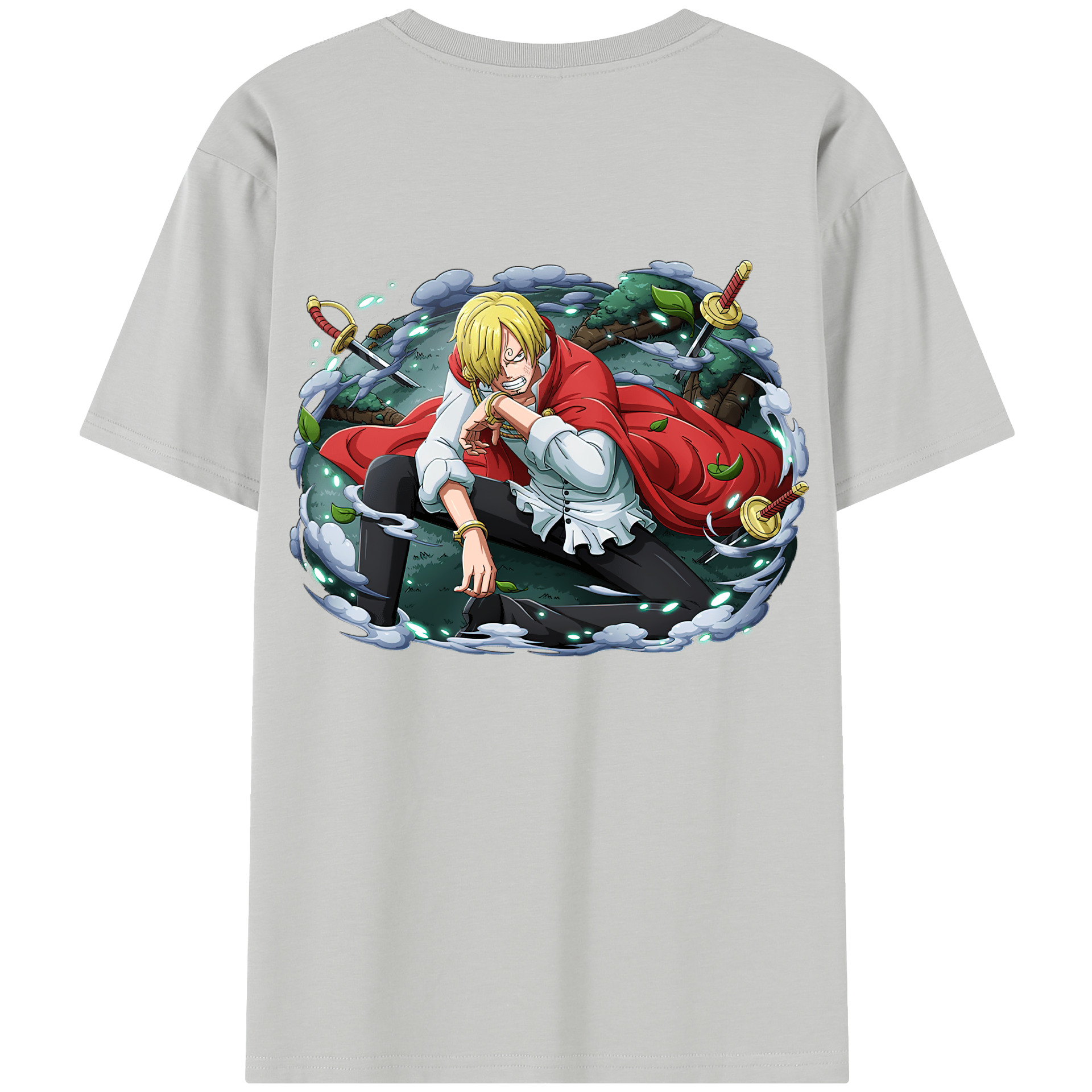 （画像用） ワンピース サンジ ONE PIECE Sanji レディース半袖Tシャツ(バックプリント)