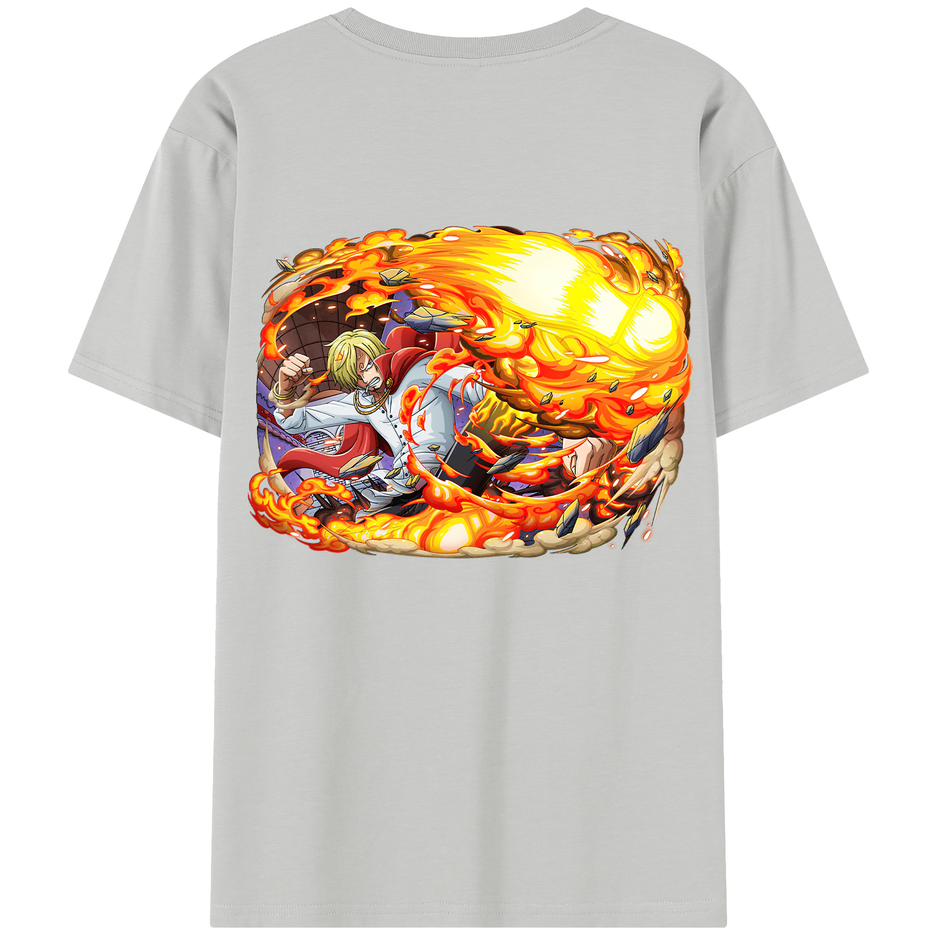 （画像用） ワンピース サンジ ONE PIECE Sanji レディース半袖Tシャツ(バックプリント)