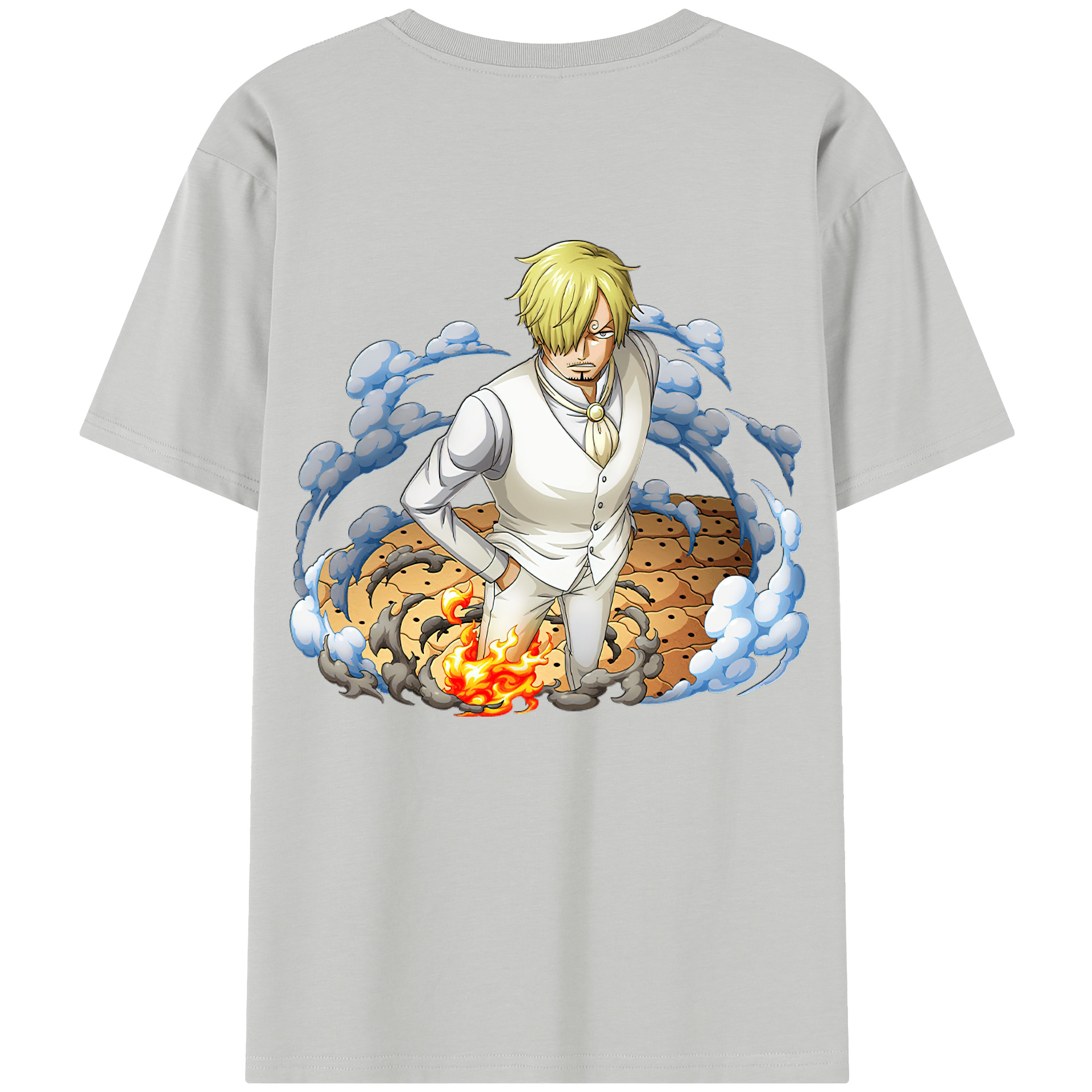 （画像用） ワンピース サンジ ONE PIECE Sanji レディース半袖Tシャツ(バックプリント)