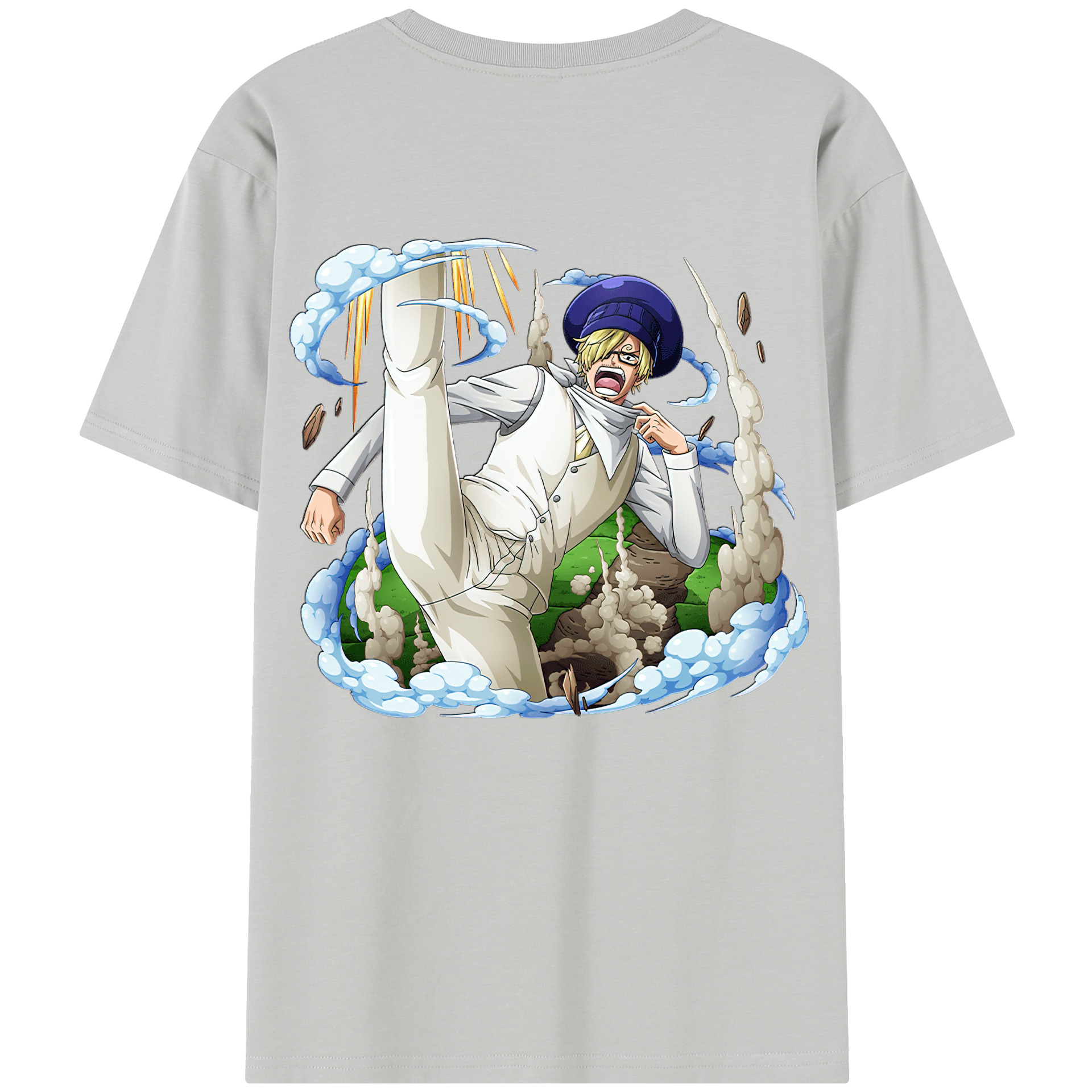 （画像用） ワンピース サンジ ONE PIECE Sanji レディース半袖Tシャツ(バックプリント)