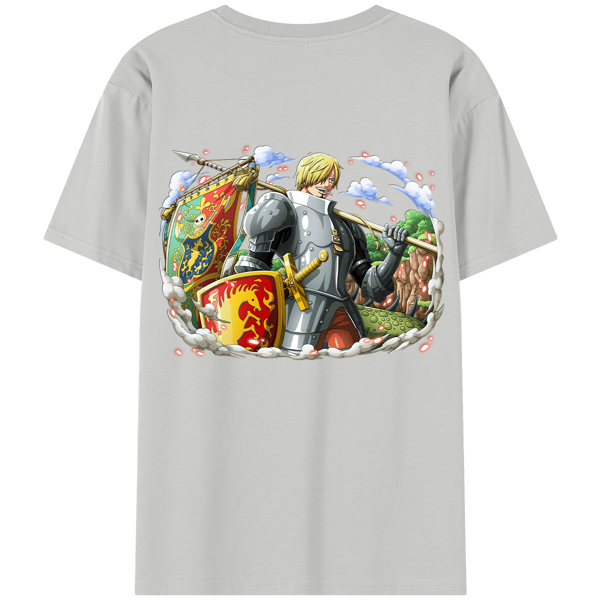 （画像用） ワンピース サンジ ONE PIECE Sanji レディース半袖Tシャツ(バックプリント)