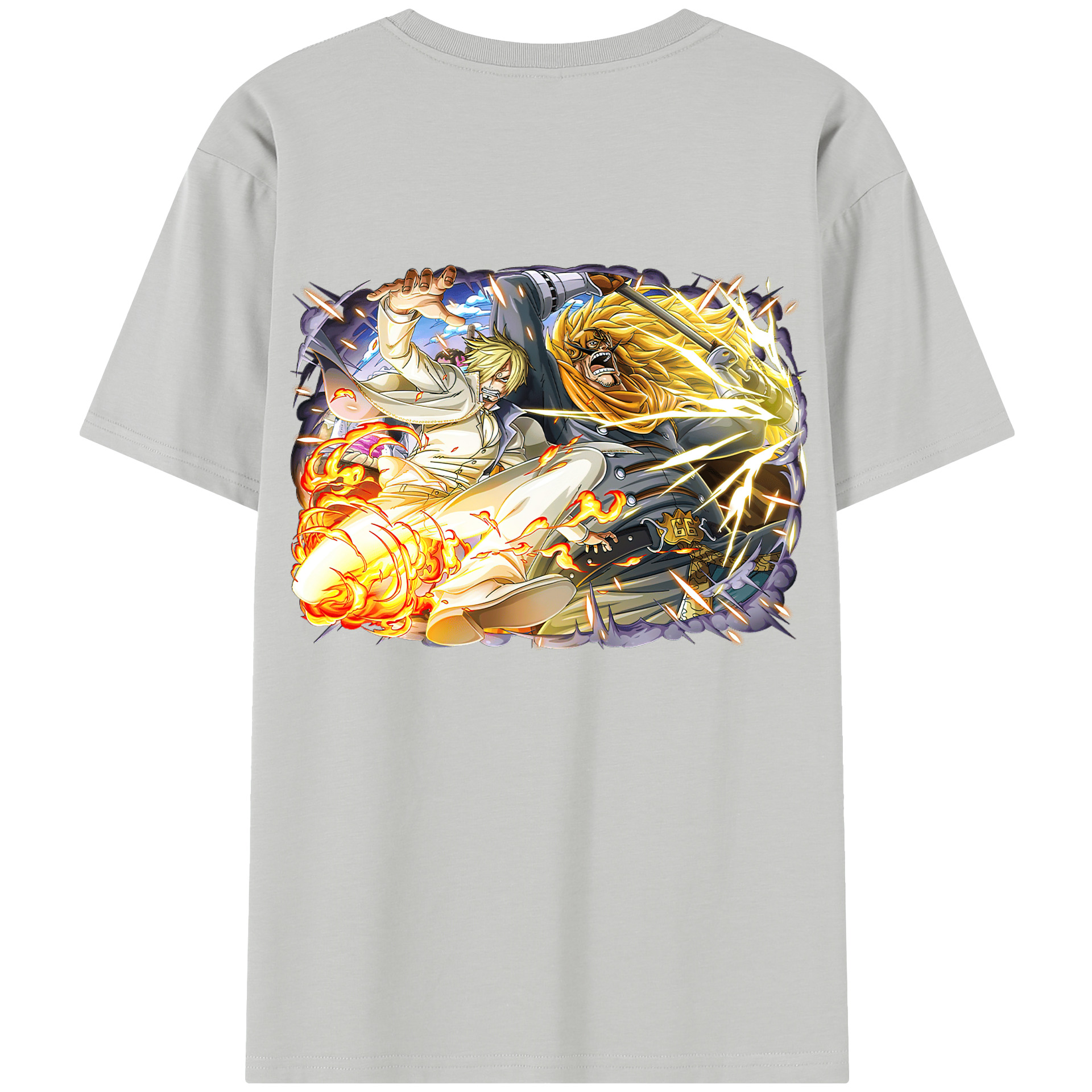 （画像用） ワンピース サンジ ONE PIECE Sanji レディース半袖Tシャツ(バックプリント)