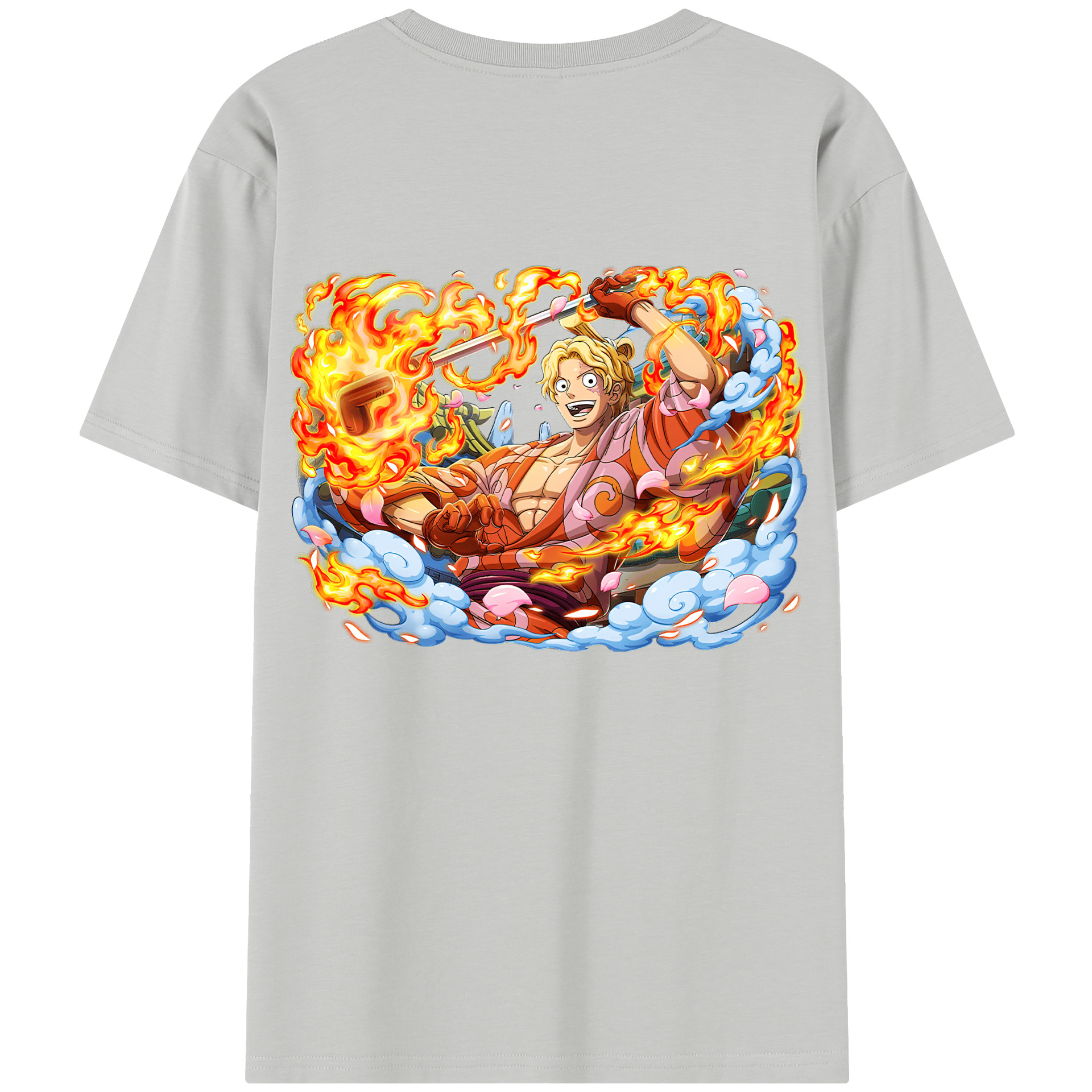 （画像用） ワンピース サンジ ONE PIECE Sanji レディース半袖Tシャツ(バックプリント)