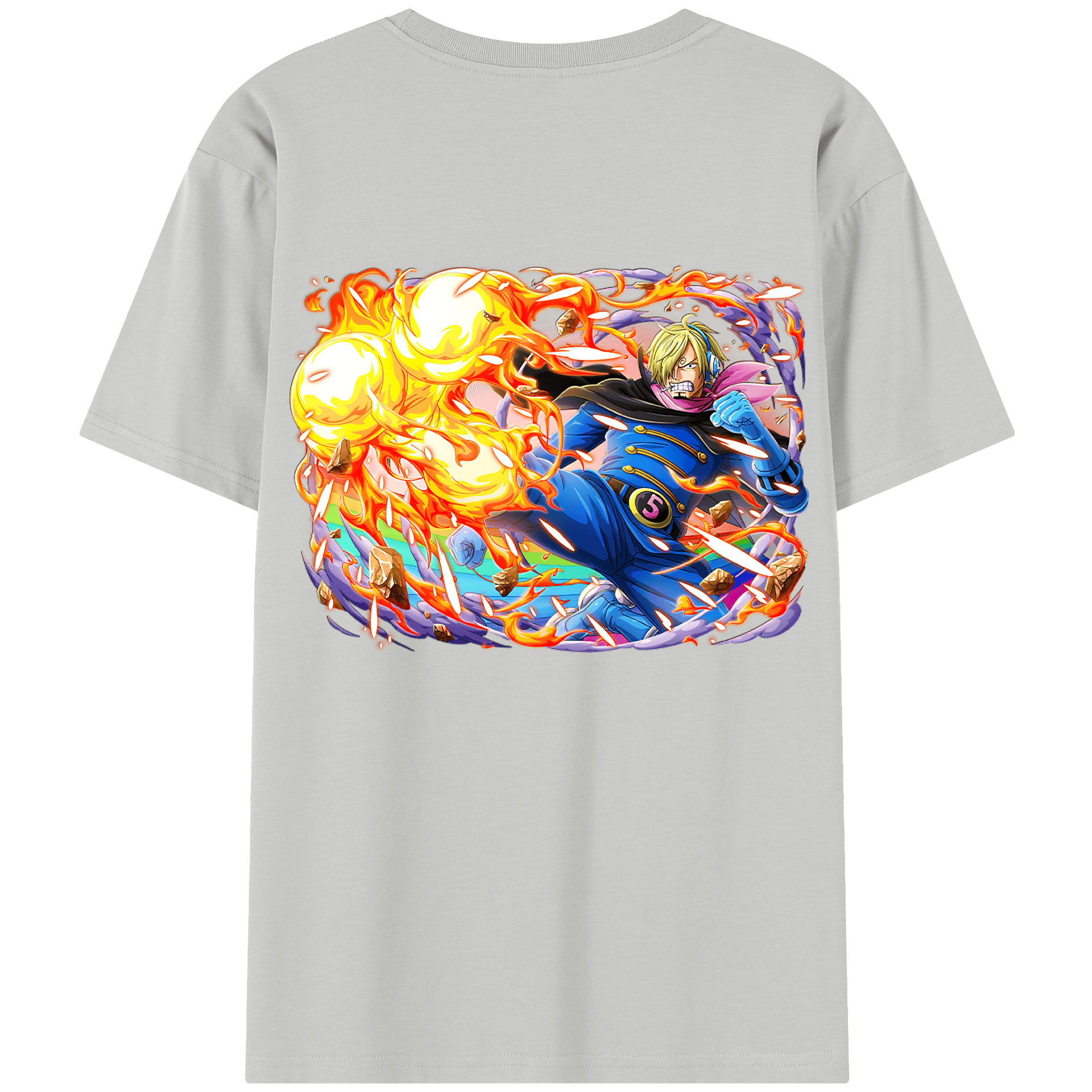 （画像用） ワンピース サンジ ONE PIECE Sanji レディース半袖Tシャツ(バックプリント)