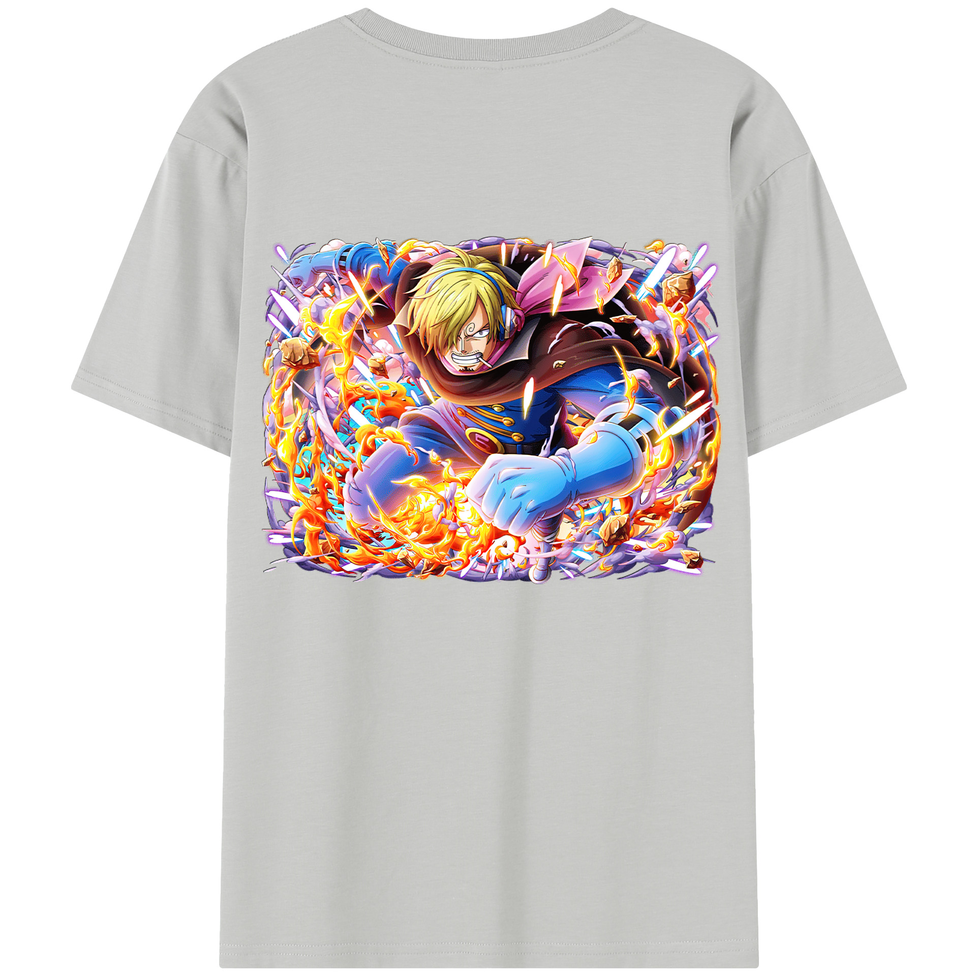 （画像用） ワンピース サンジ ONE PIECE Sanji レディース半袖Tシャツ(バックプリント)