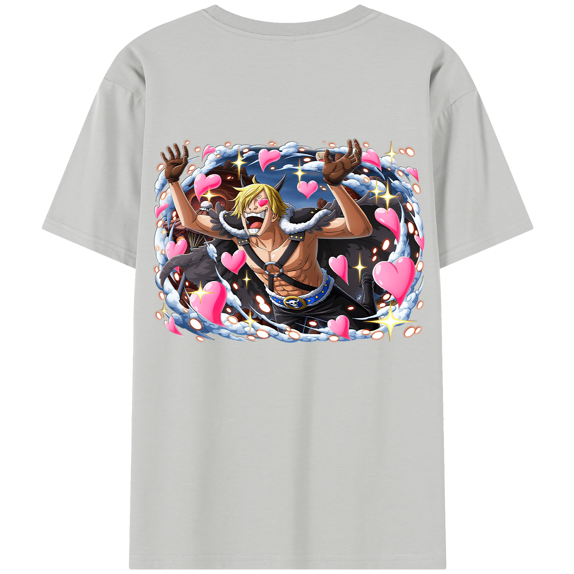 （画像用） ワンピース サンジ ONE PIECE Sanji レディース半袖Tシャツ(バックプリント)