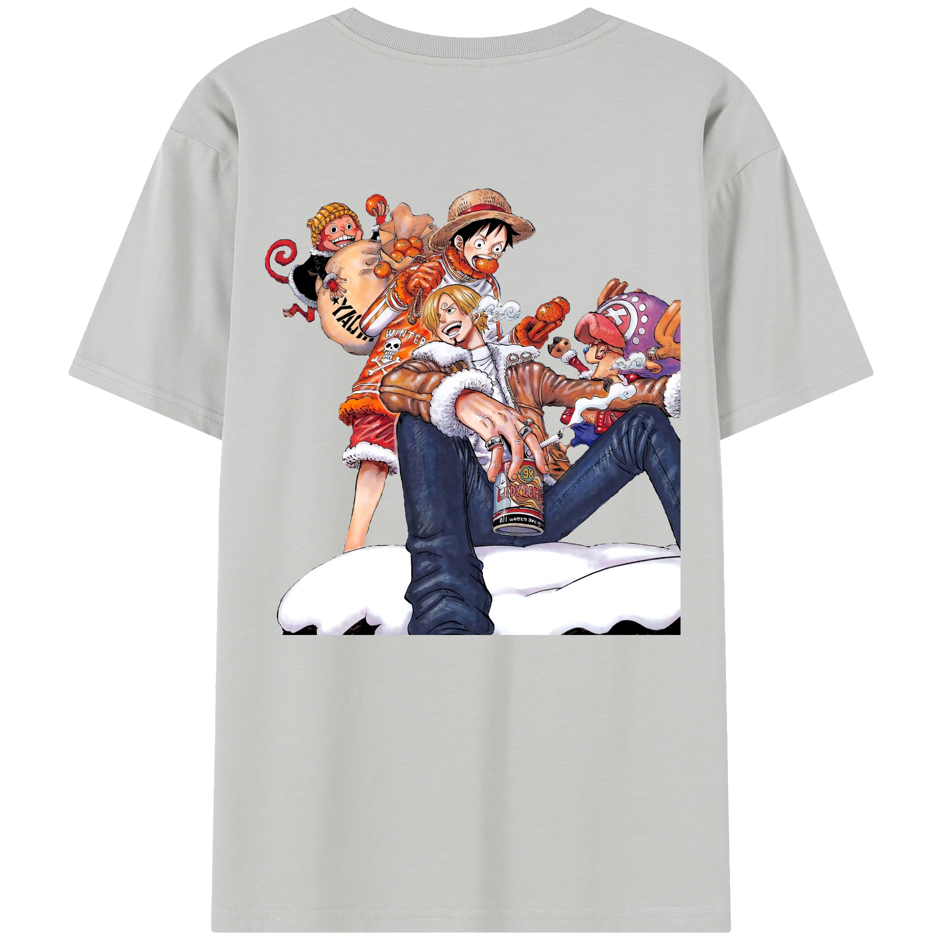 （画像用） ワンピース サンジ ONE PIECE Sanji レディース半袖Tシャツ(バックプリント)