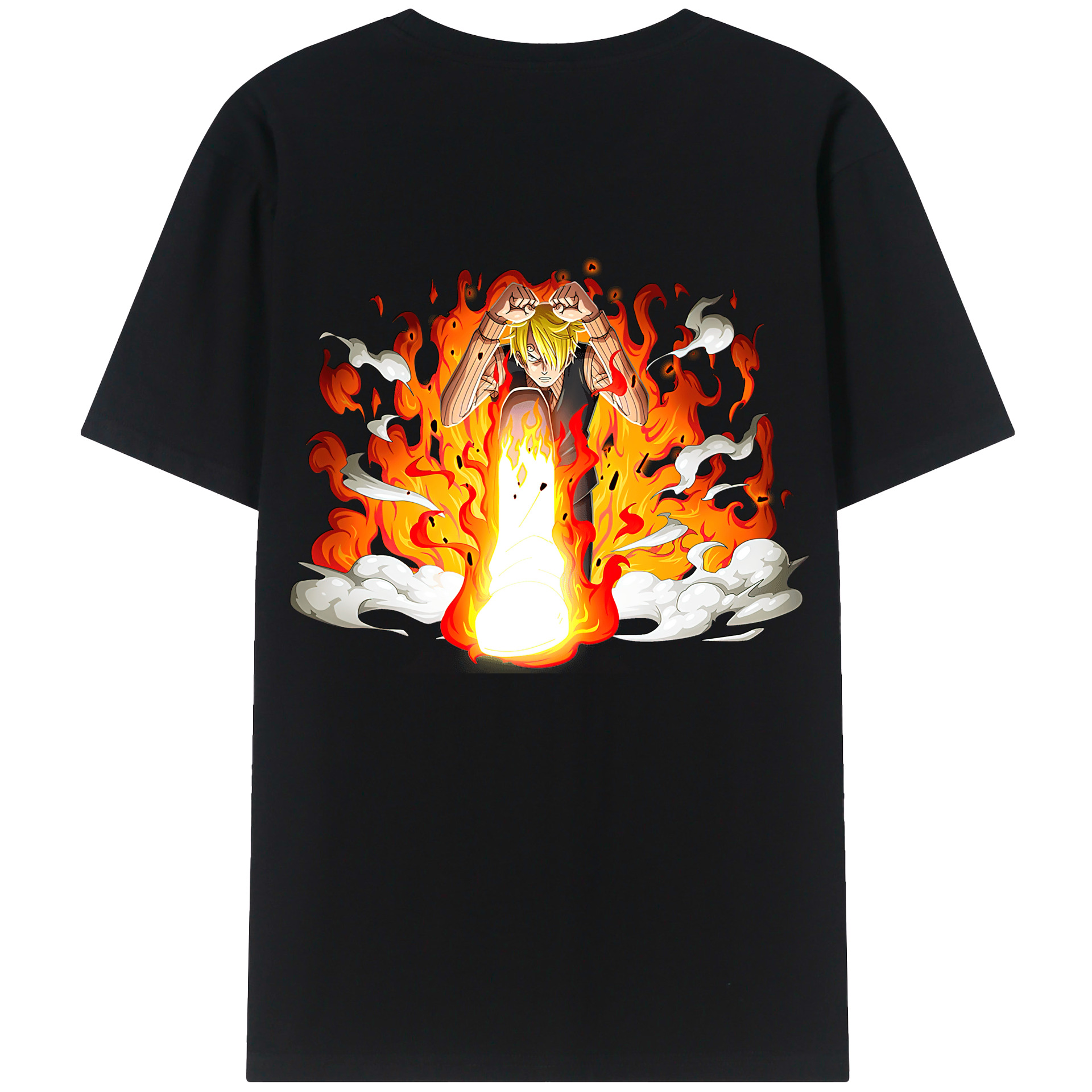 （画像用） ワンピース サンジ ONE PIECE Sanji レディース半袖Tシャツ(バックプリント)