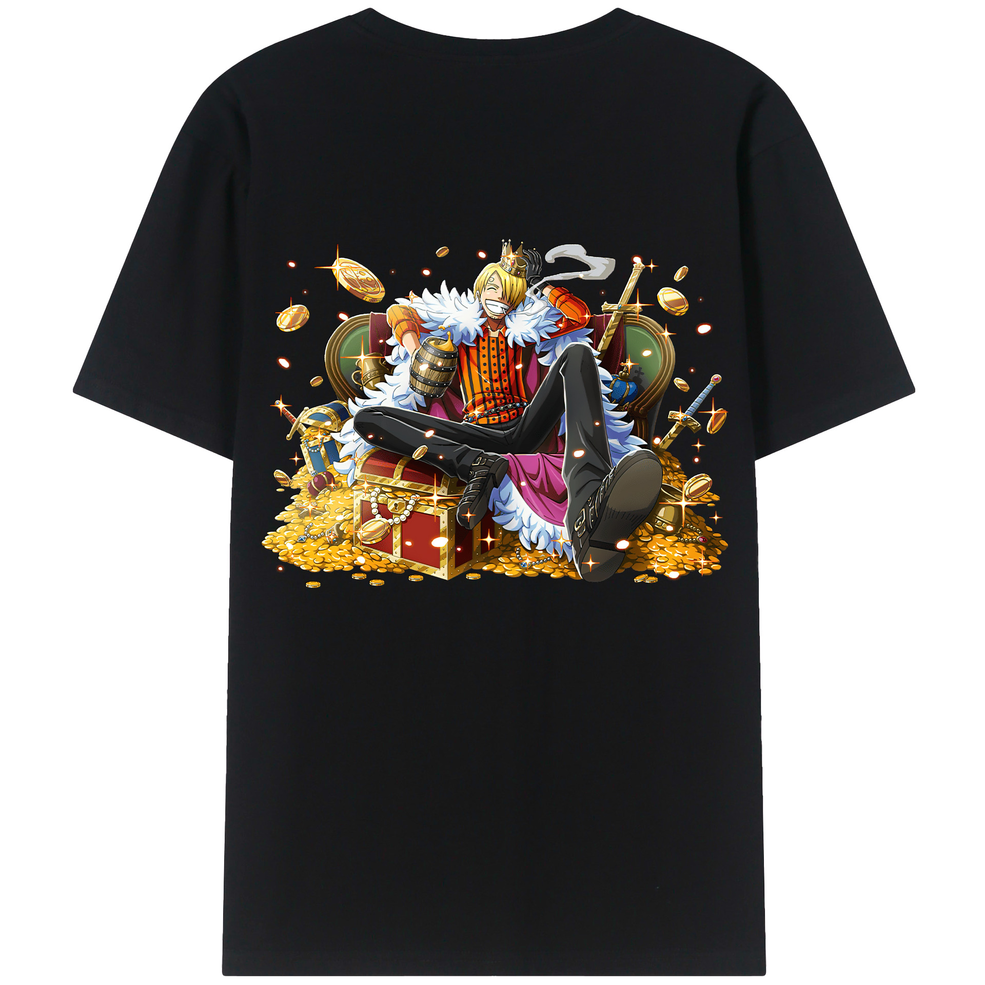 （画像用） ワンピース サンジ ONE PIECE Sanji レディース半袖Tシャツ(バックプリント)