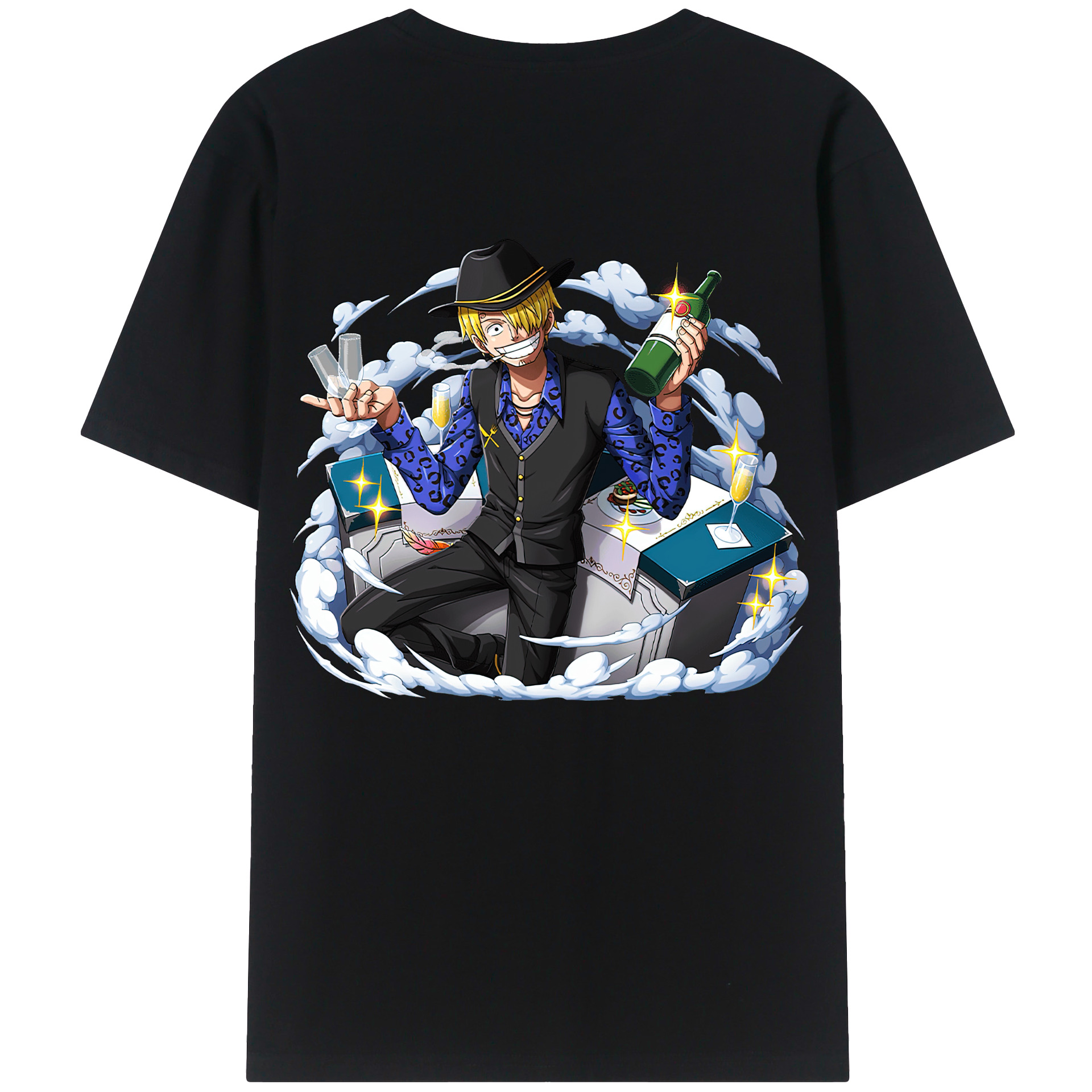 （画像用） ワンピース サンジ ONE PIECE Sanji レディース半袖Tシャツ(バックプリント)