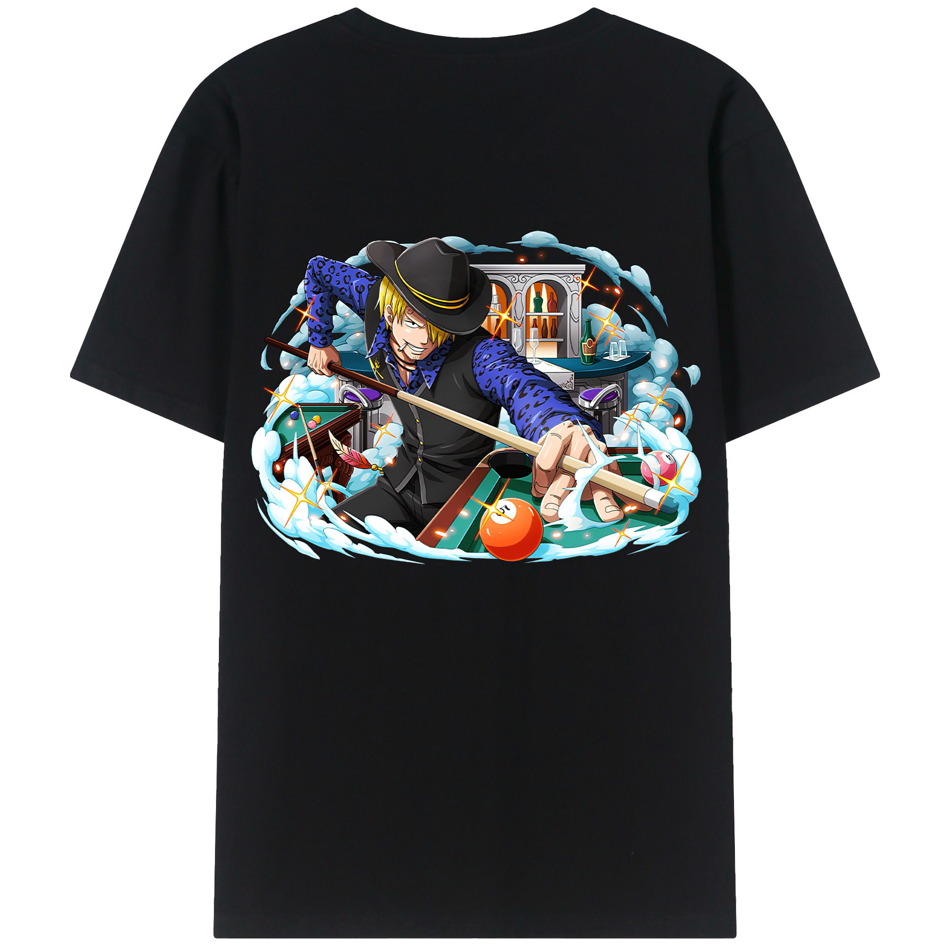 （画像用） ワンピース サンジ ONE PIECE Sanji レディース半袖Tシャツ(バックプリント)