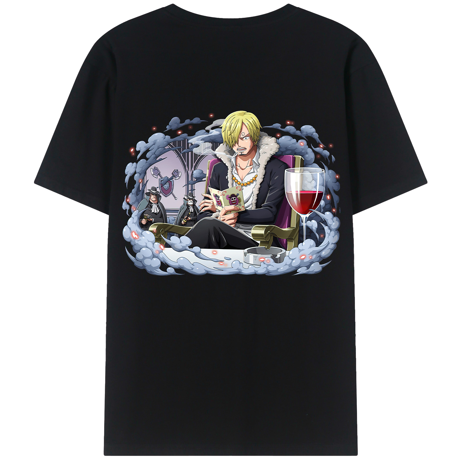 （画像用） ワンピース サンジ ONE PIECE Sanji レディース半袖Tシャツ(バックプリント)
