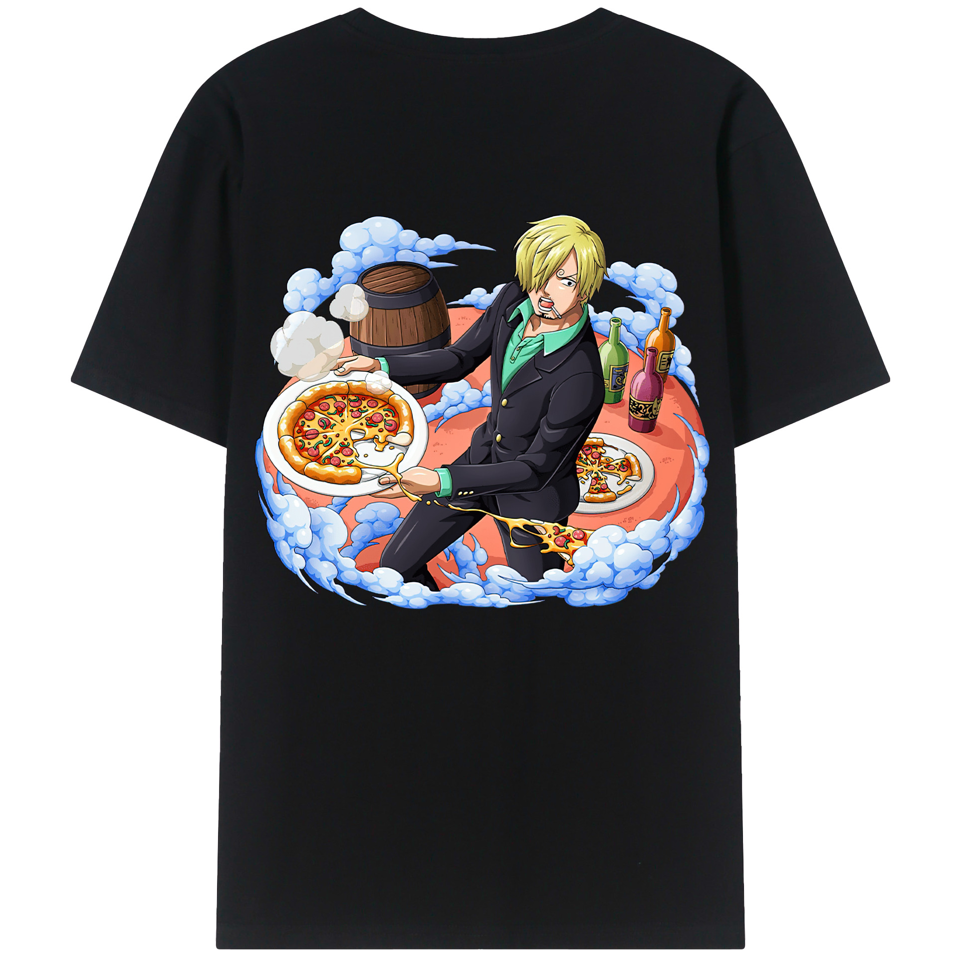 （画像用） ワンピース サンジ ONE PIECE Sanji レディース半袖Tシャツ(バックプリント)
