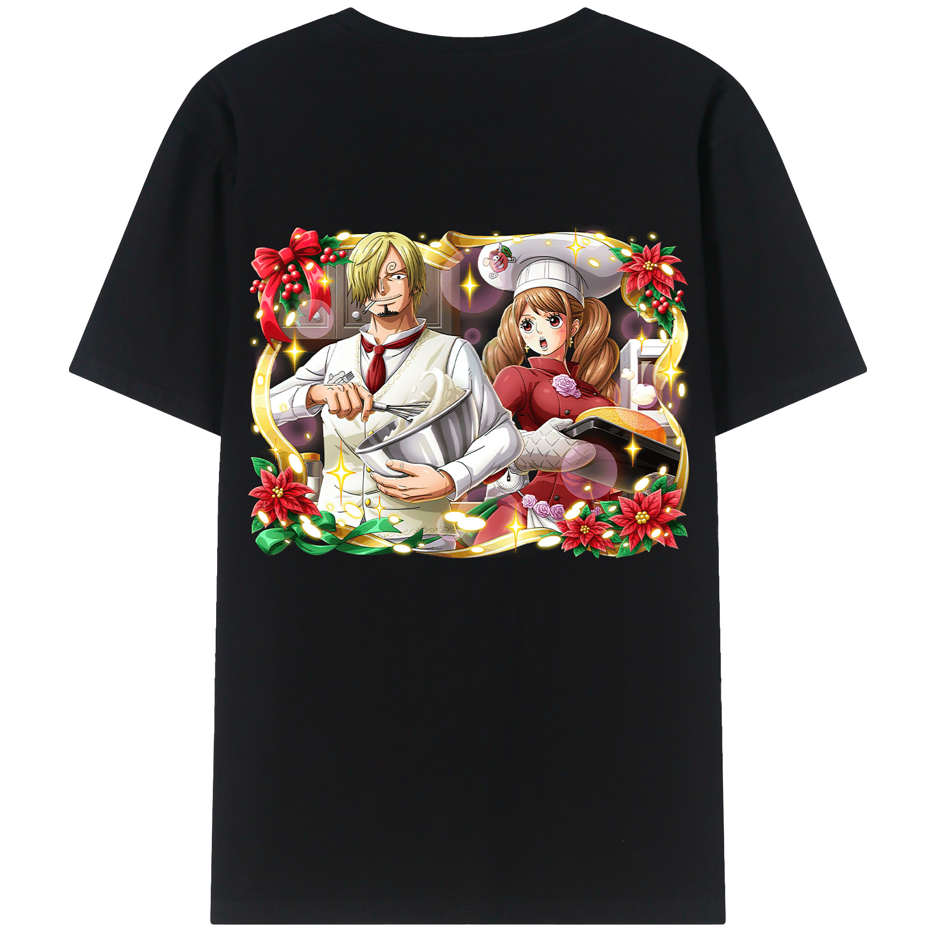 （画像用） ワンピース サンジ ONE PIECE Sanji レディース半袖Tシャツ(バックプリント)