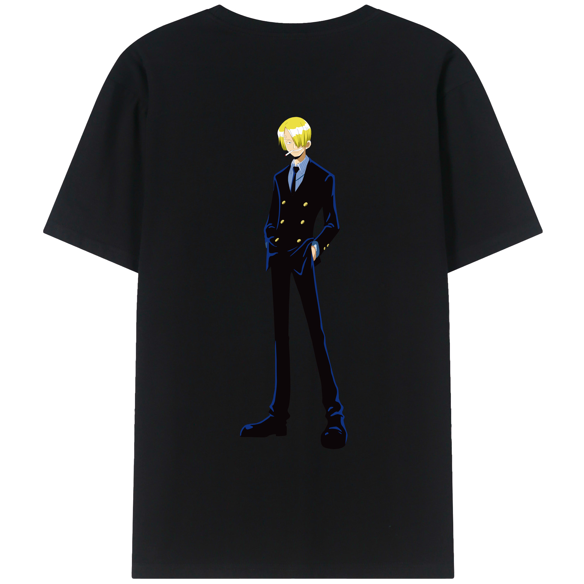 （画像用） ワンピース サンジ ONE PIECE Sanji レディース半袖Tシャツ(バックプリント)