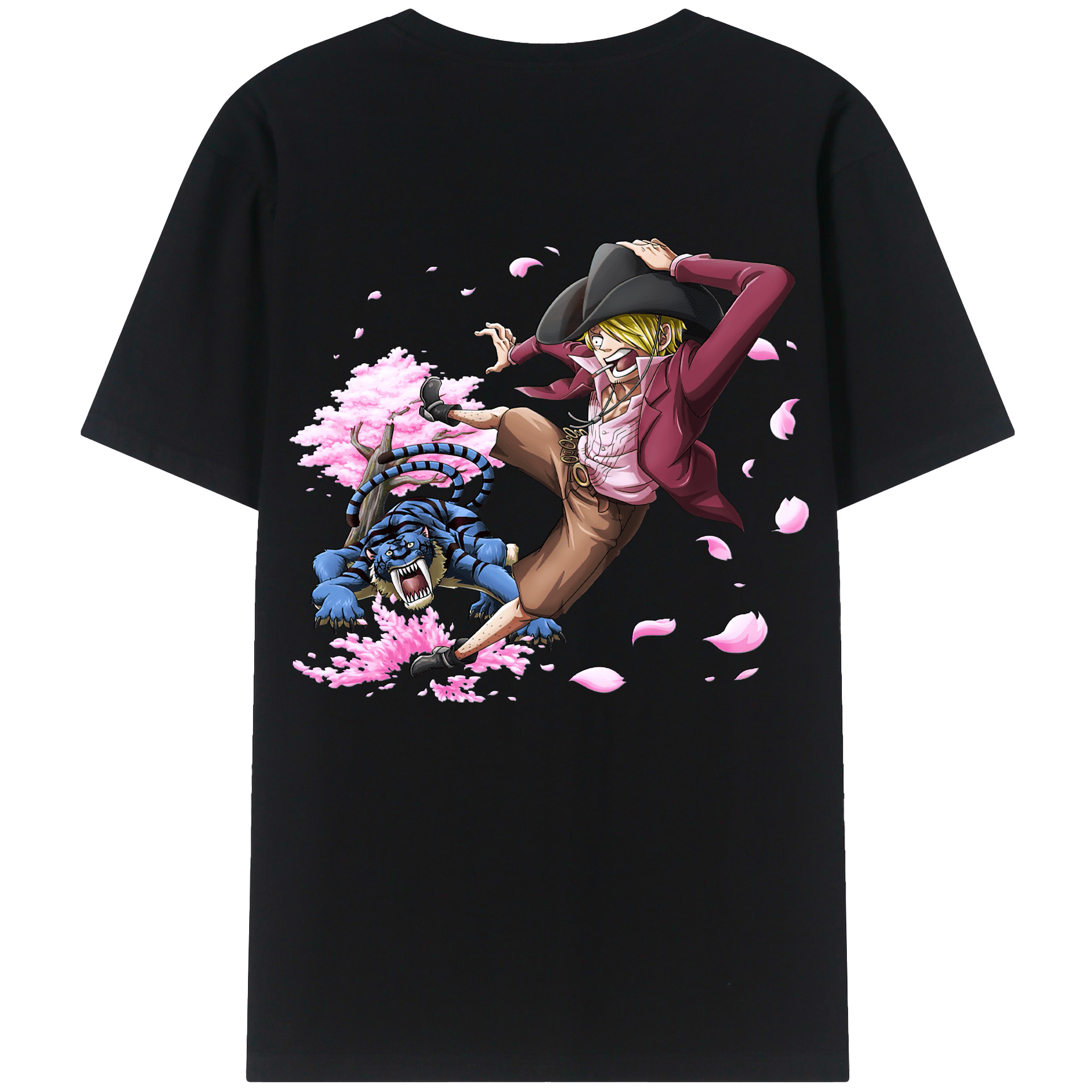 （画像用） ワンピース サンジ ONE PIECE Sanji レディース半袖Tシャツ(バックプリント)