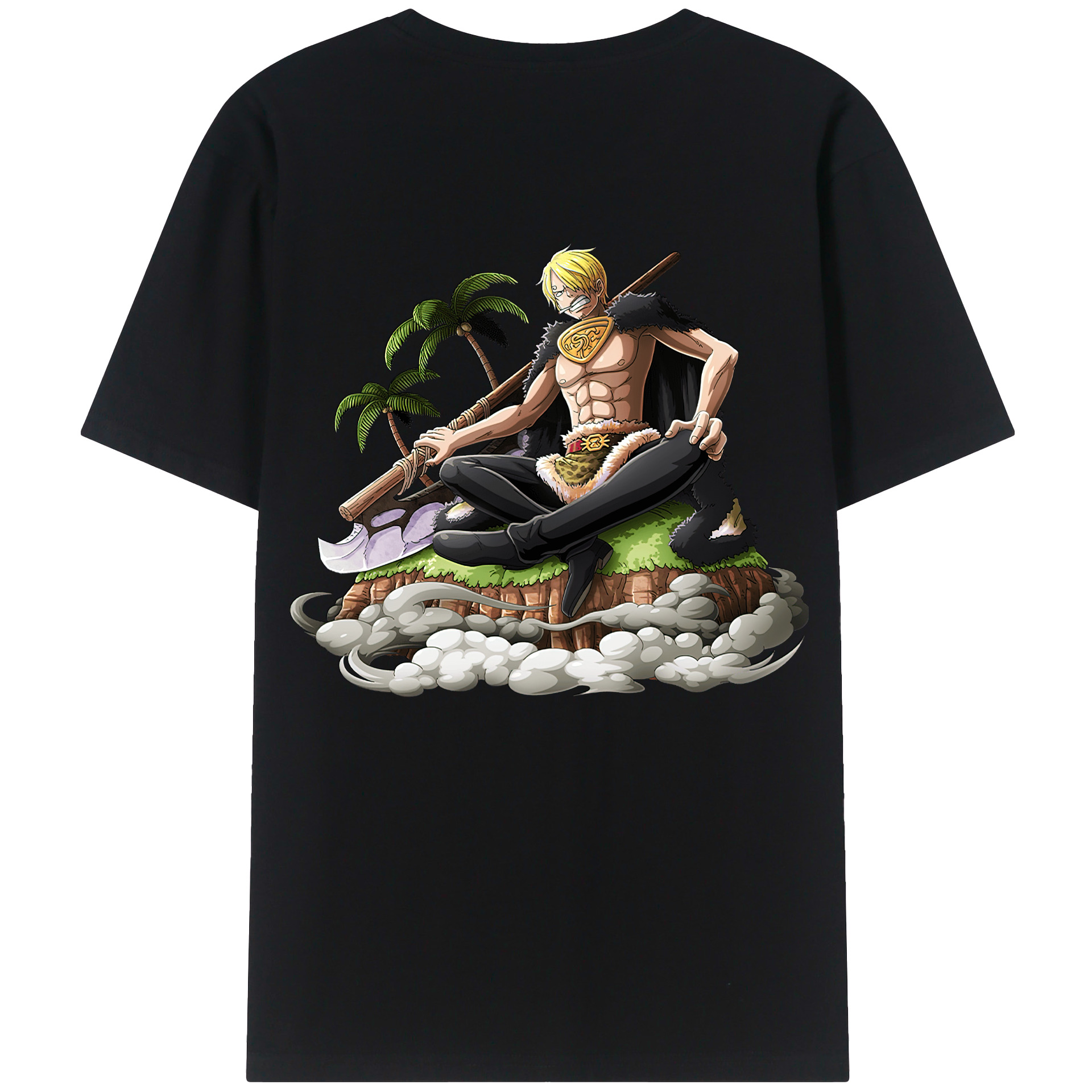 （画像用） ワンピース サンジ ONE PIECE Sanji レディース半袖Tシャツ(バックプリント)