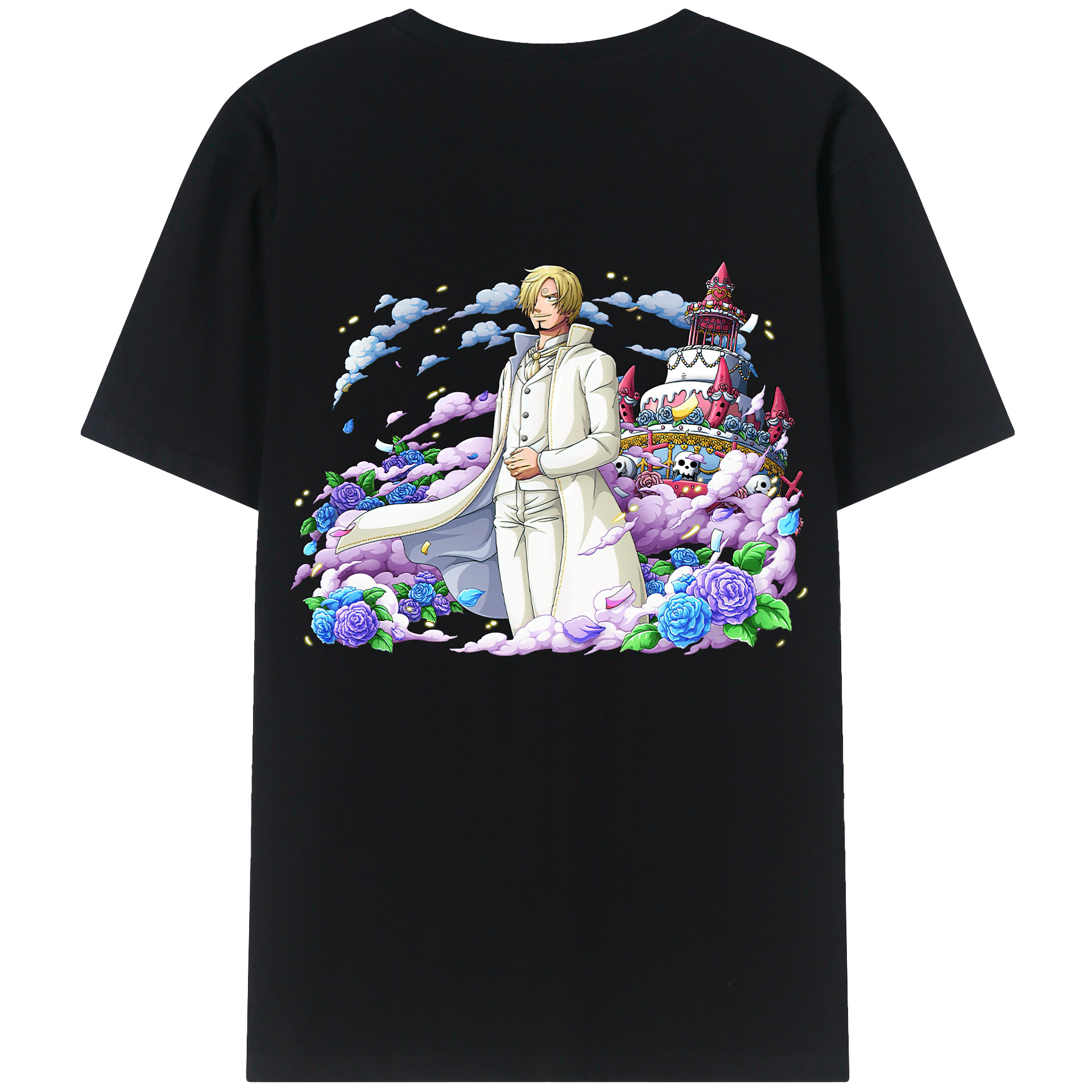 （画像用） ワンピース サンジ ONE PIECE Sanji レディース半袖Tシャツ(バックプリント)